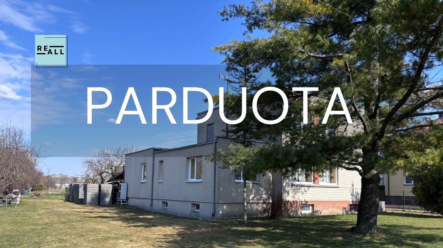PARDUODAMAS 6 KAMBARIŲ NAMAS KAIŠIADORIŲ R.