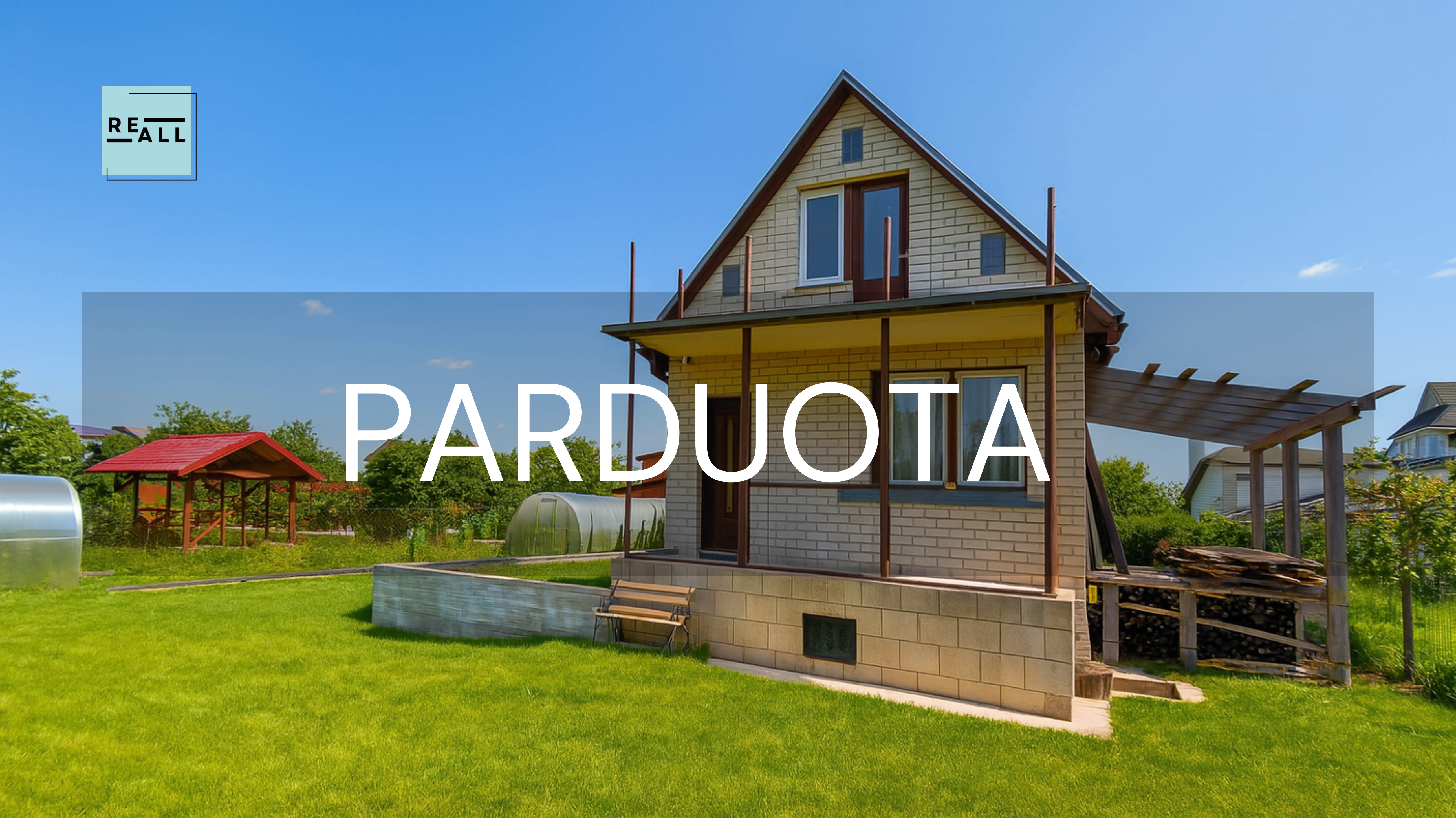 PARDUODAMAS 3 KAMBARIŲ SODO NAMAS - JONAVA, PIENIŲ G.