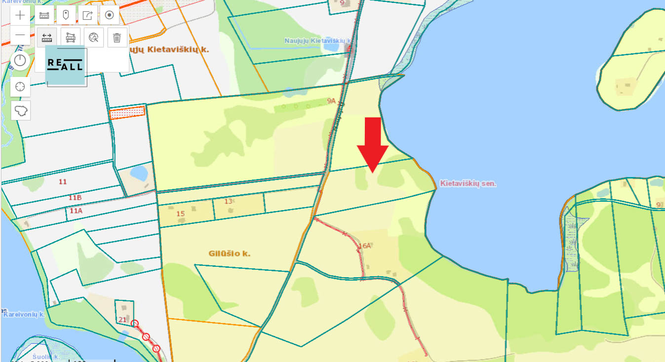  PARDUODAMAS 200A ŽEMĖS ŪKIO PASKIRTIES SKLYPAS ELEKTRĖNŲ SAV.