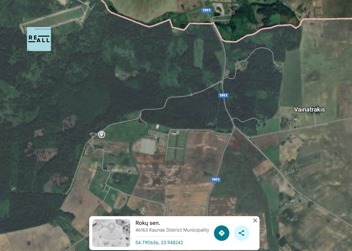 PARDUODAMAS 73A ŽEMĖS ŪKIO PASKIRTIES SKLYPAS KAUNO R.