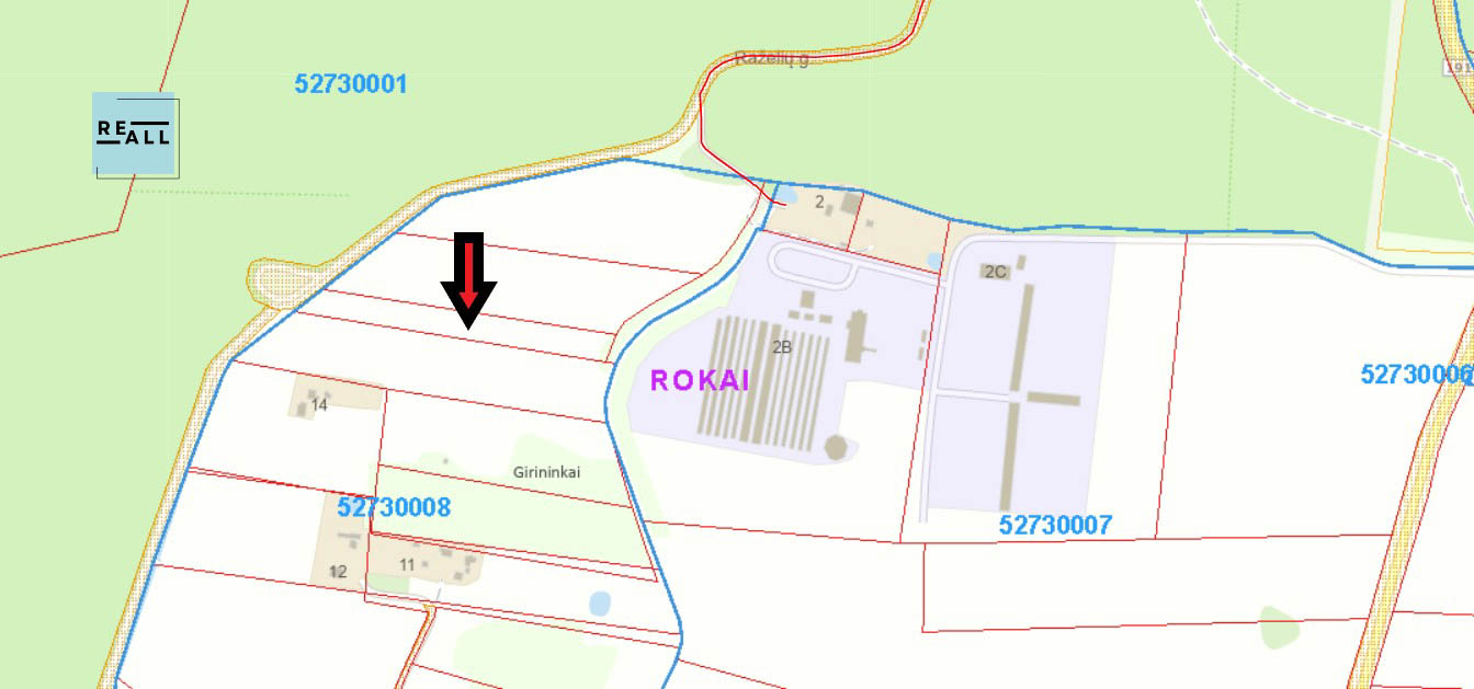 PARDUODAMAS 73A ŽEMĖS ŪKIO PASKIRTIES SKLYPAS KAUNO R.