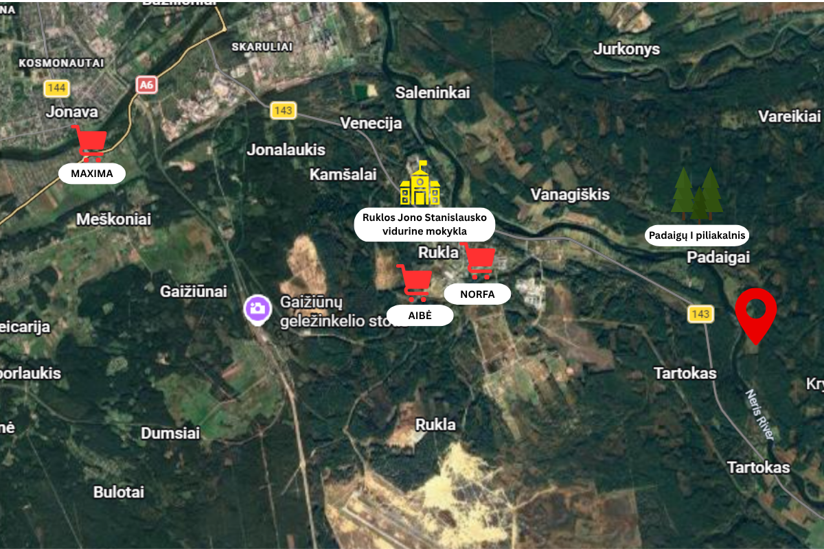 PARDUODAMAS 443A ŽEMĖS ŪKIO PASKIRTIES SKLYPAS JONAVOS R.