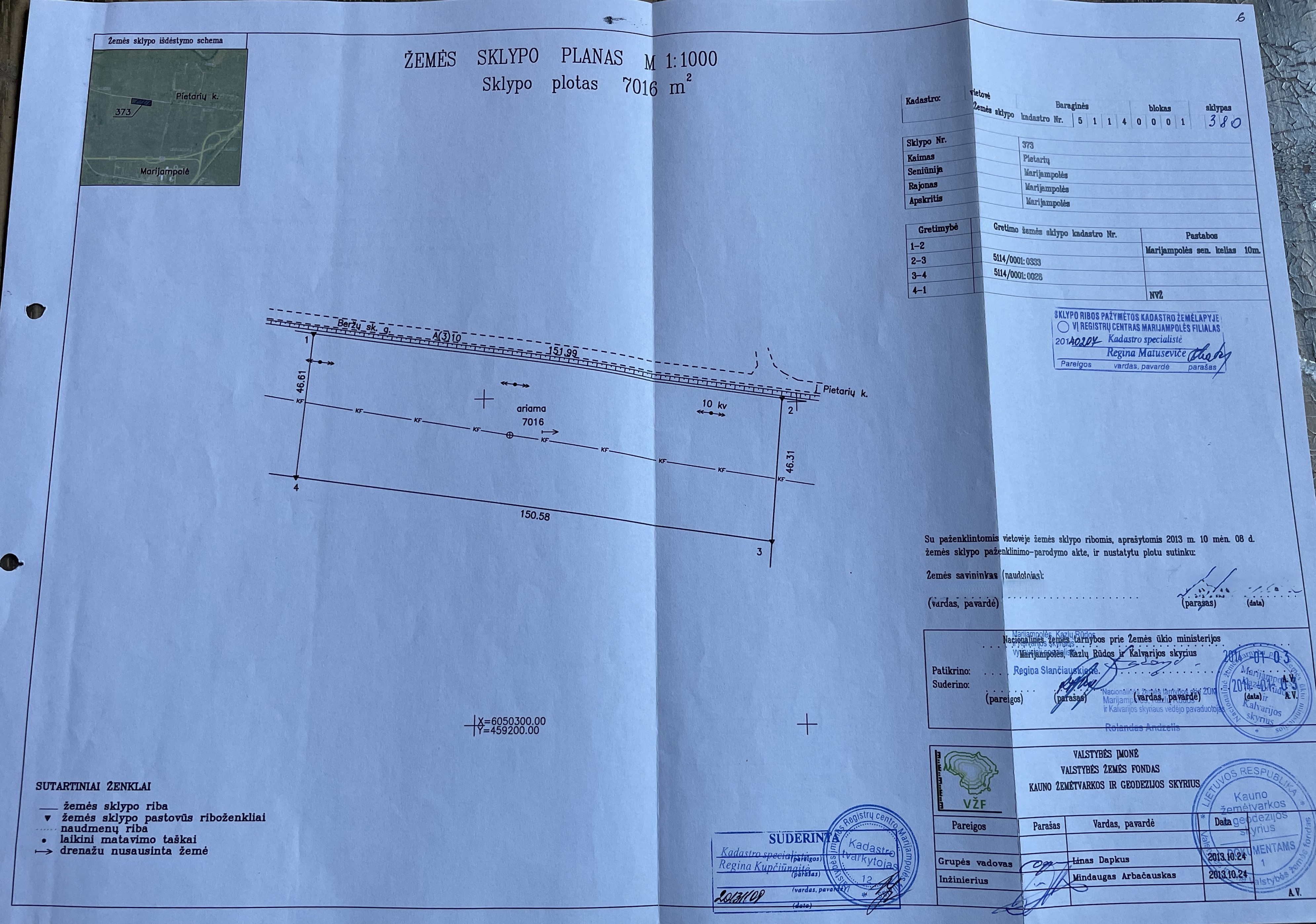 PARDUODAMAS 70,16A NAMŲ VALDOS PASKIRTIES SKLYPAS MARIJAMPOLĖS R.