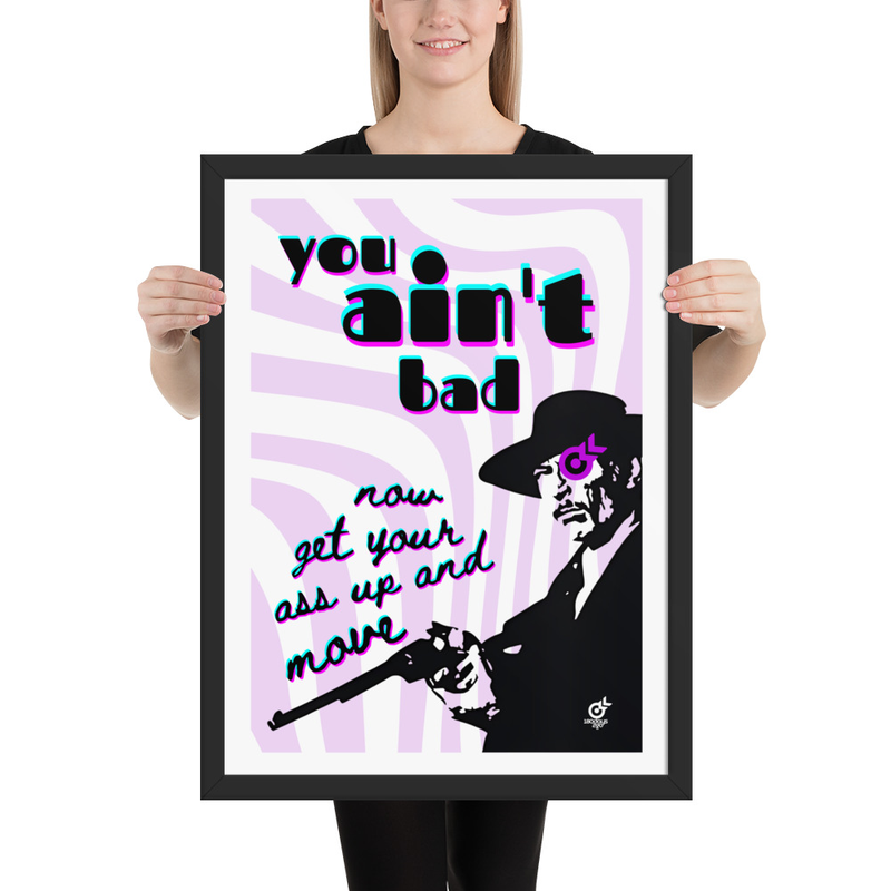 You Aint Bad Poster | Purple Light