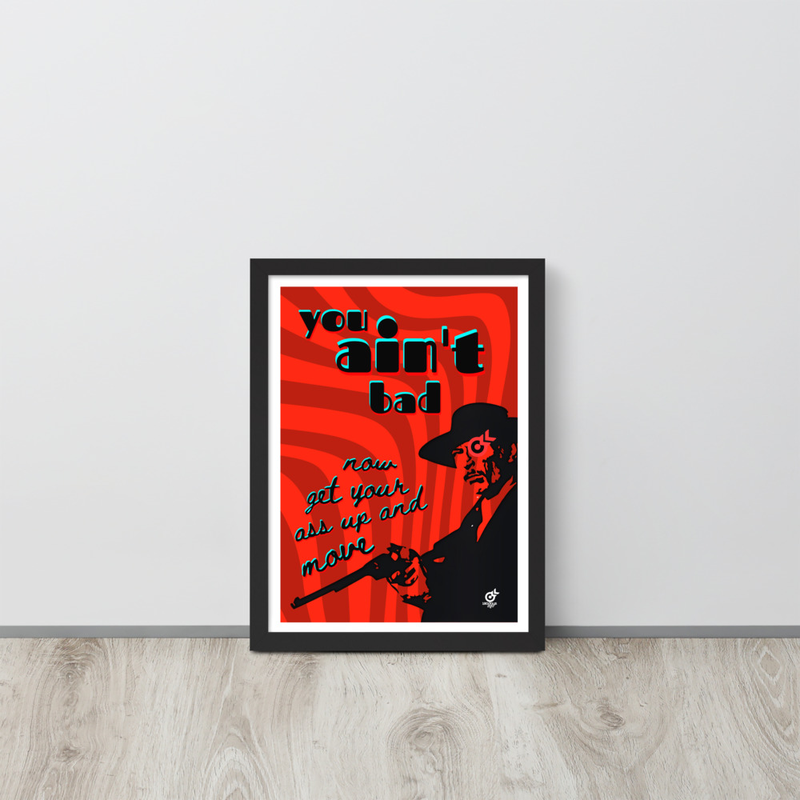 You Aint Bad Poster | Red Dark