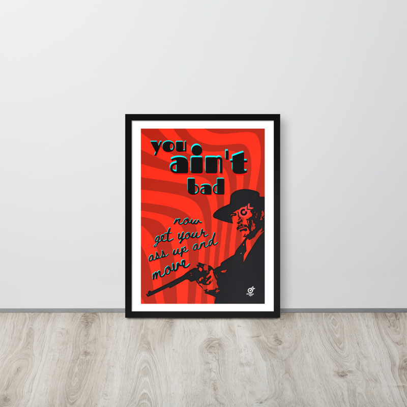 You Aint Bad Poster | Red Dark