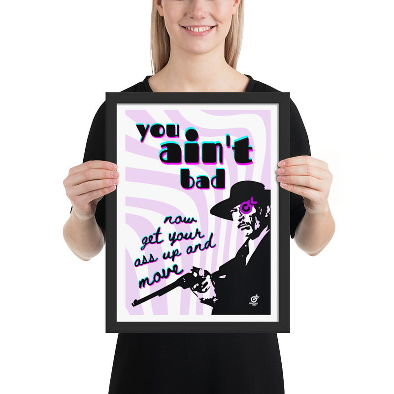 You Aint Bad Poster | Purple Light