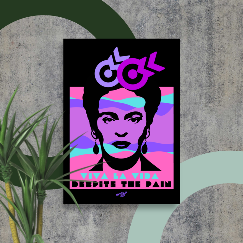 180days2go PAIN | Black | Enhanced Matte Paper Poster