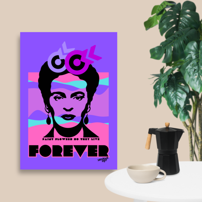 180days2go FOREVER | Purple | Enhanced Matte Paper Poster