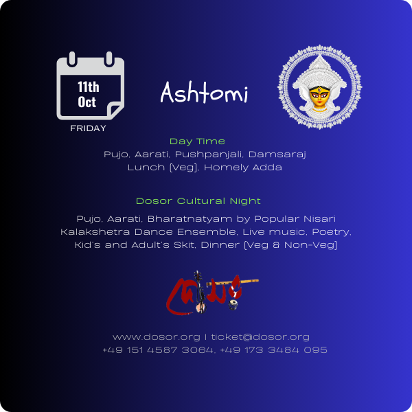 Maha Ashtami Full Day with Lunch & Dinner
