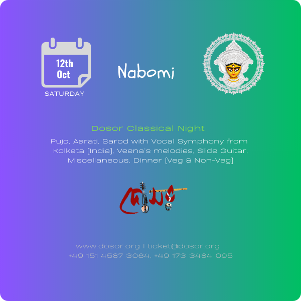 Nabomi Evening - DOSOR Classical Night with Dinner