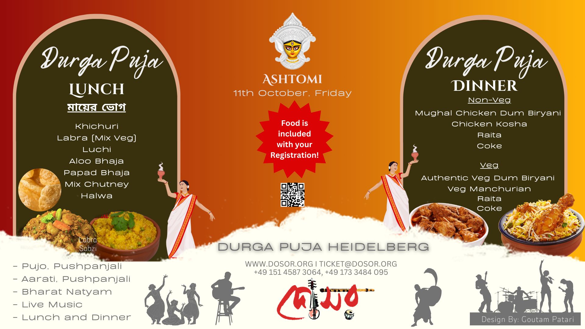 Maha Ashtami Full Day with Lunch & Dinner