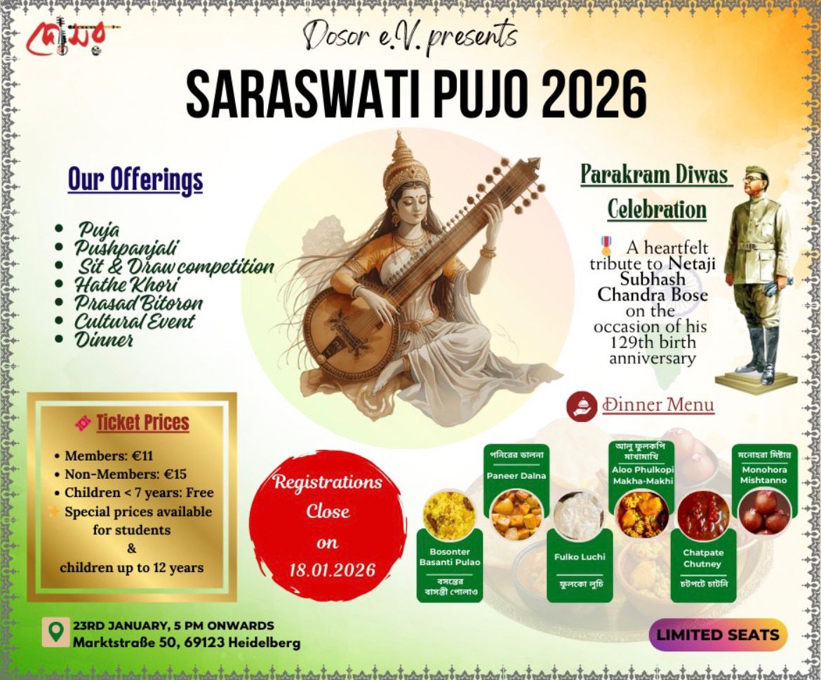 DOSOR Saraswati Puja 2026 & Parakram Diwas Celebration