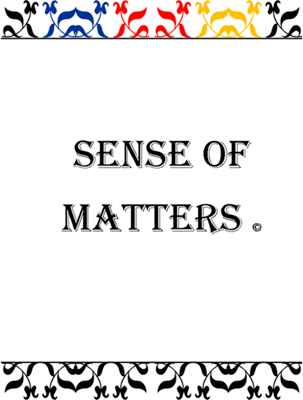 Sense of Matters (PDF)