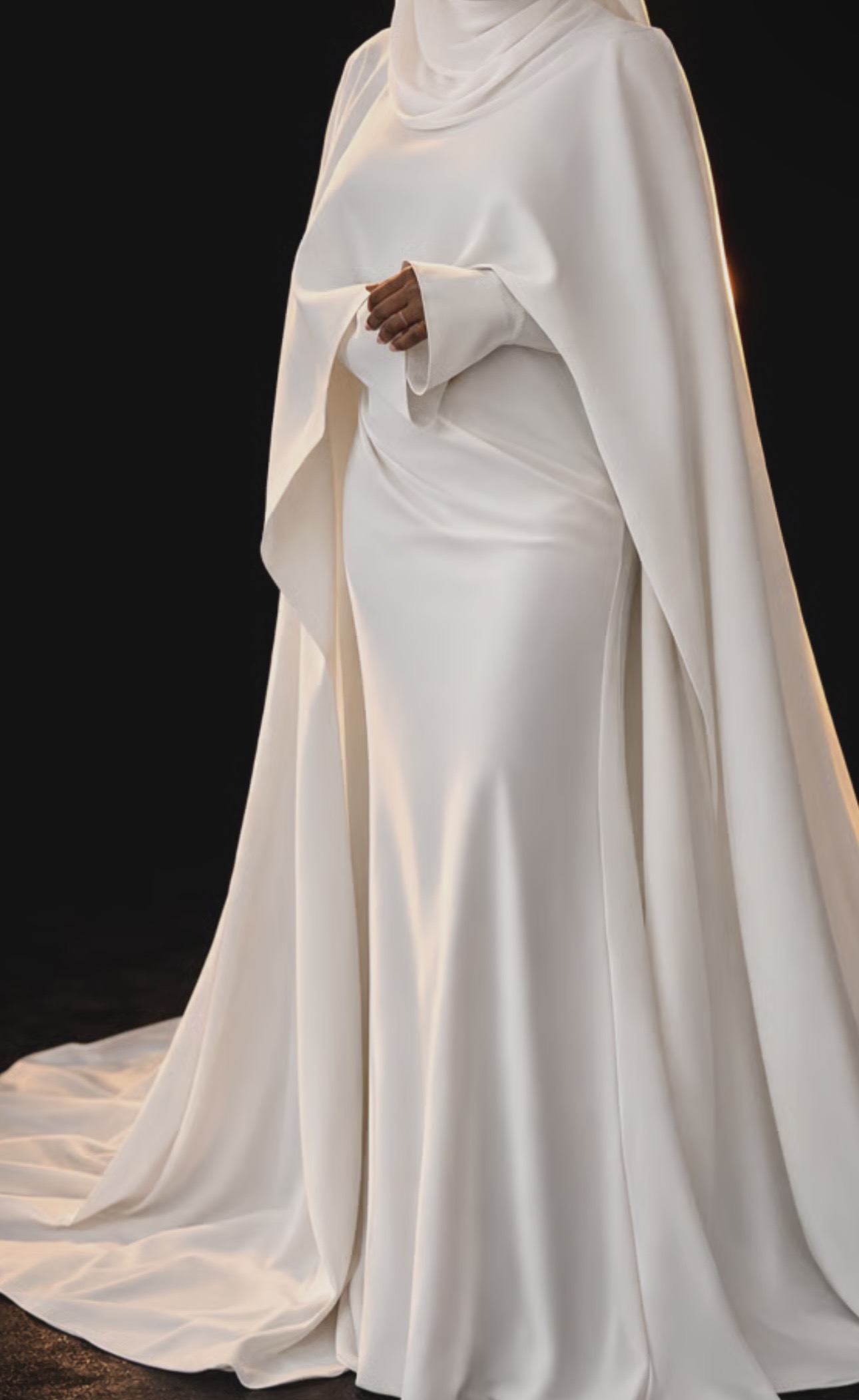 MARYEM DRESS + YASMINE CAPE 