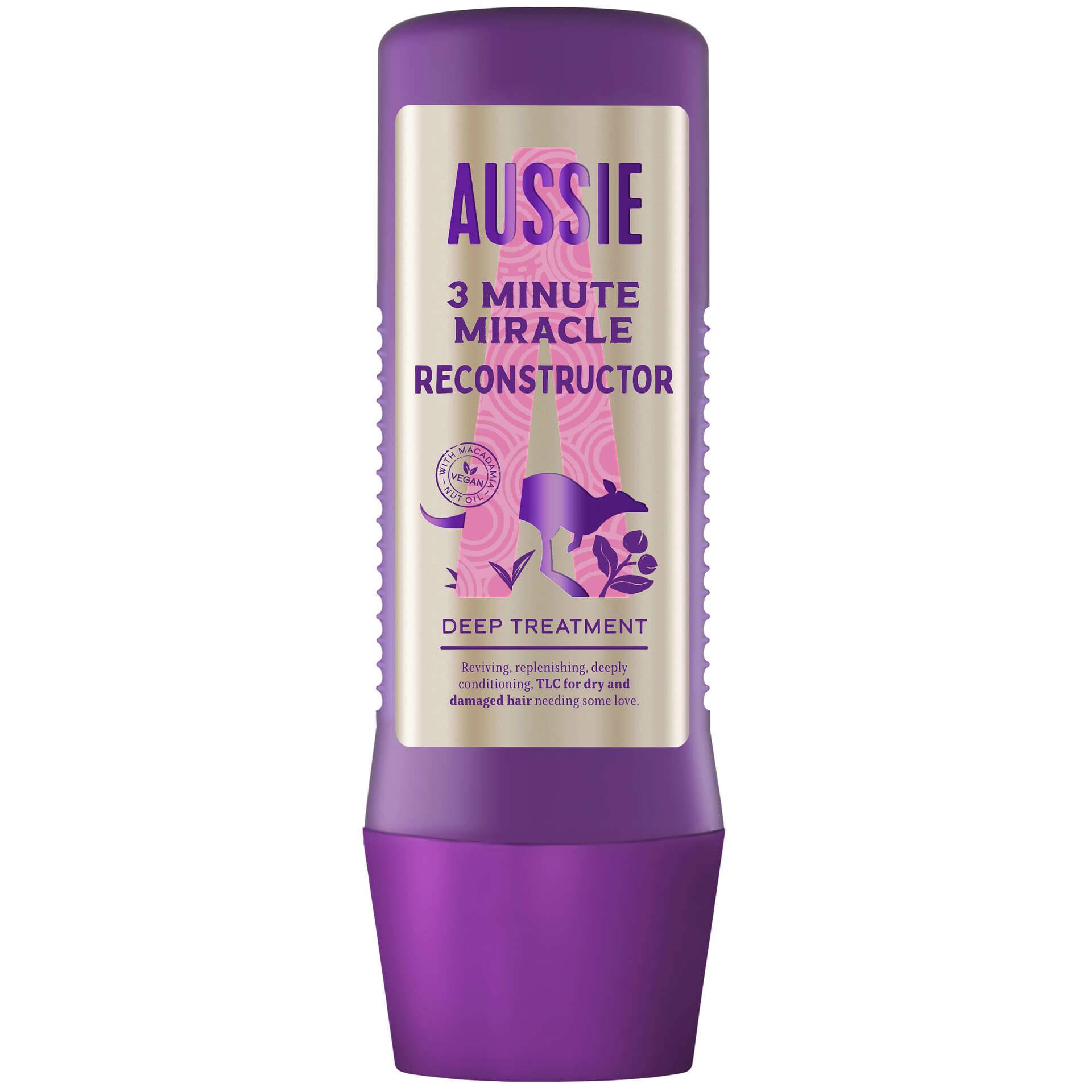 Máscara Cabelo 3 Minute Miracle Reconstructor Aussie emb. 225 ml