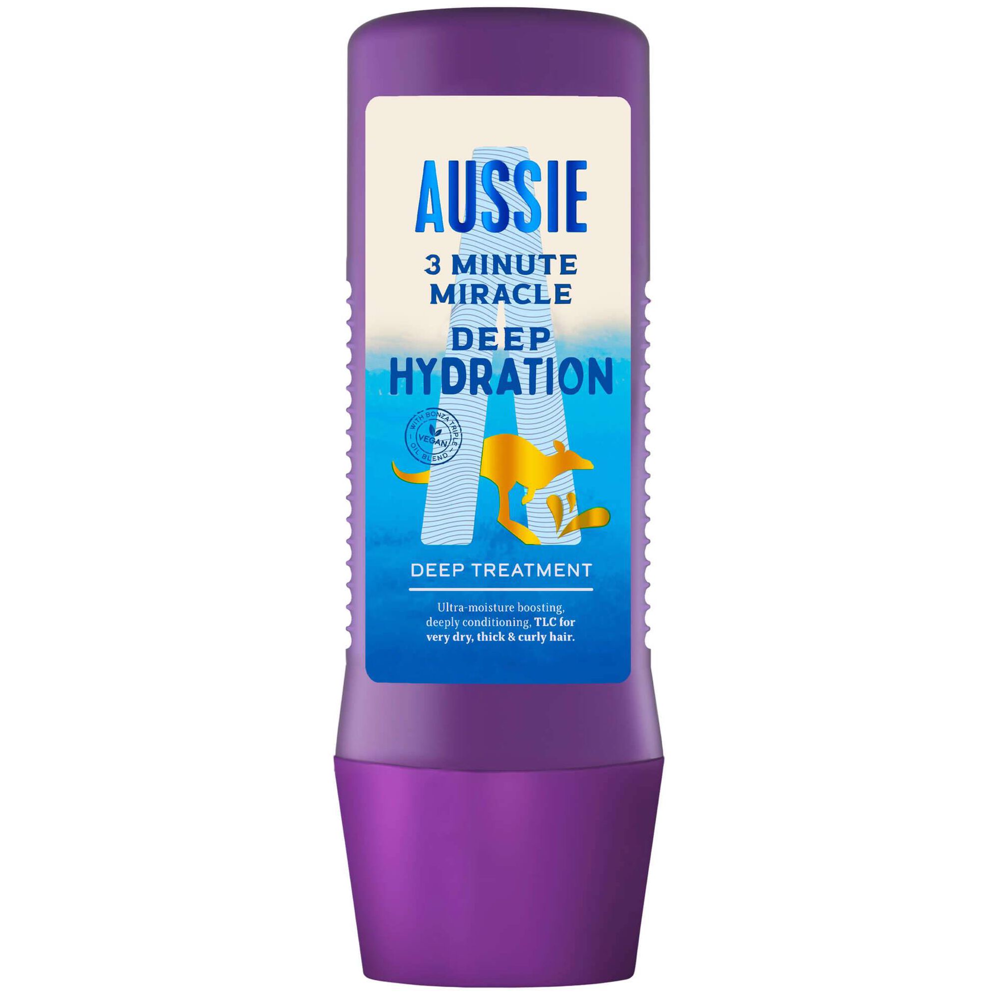 Máscara Cabelo 3 Minute Miracle Hidratação Profunda Aussie emb. 225 ml