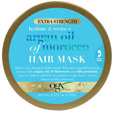 Máscara Cabelo Extra Strength Óleo de Argão de Marrocos OGX emb. 300 gr