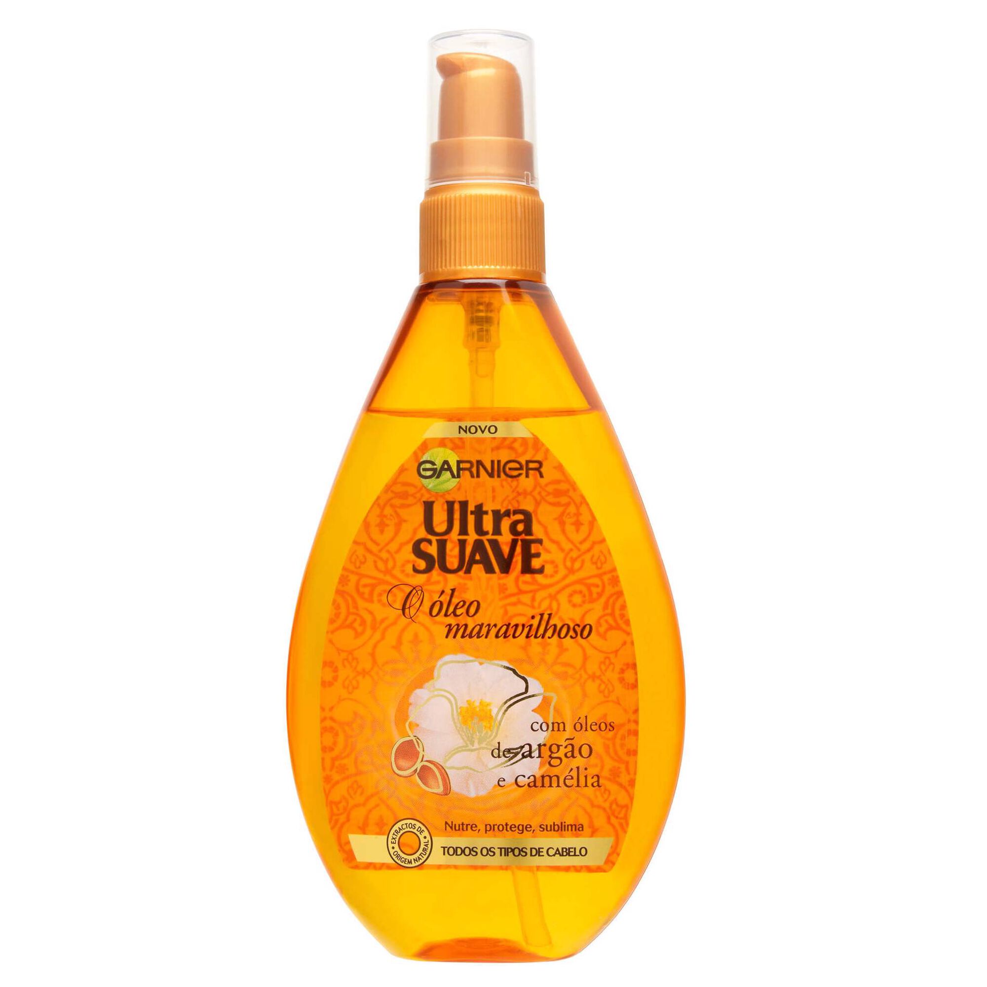 Óleo Cabelo Ultra Suave Óleos de Argão e Camélia Garnier emb. 150 ml