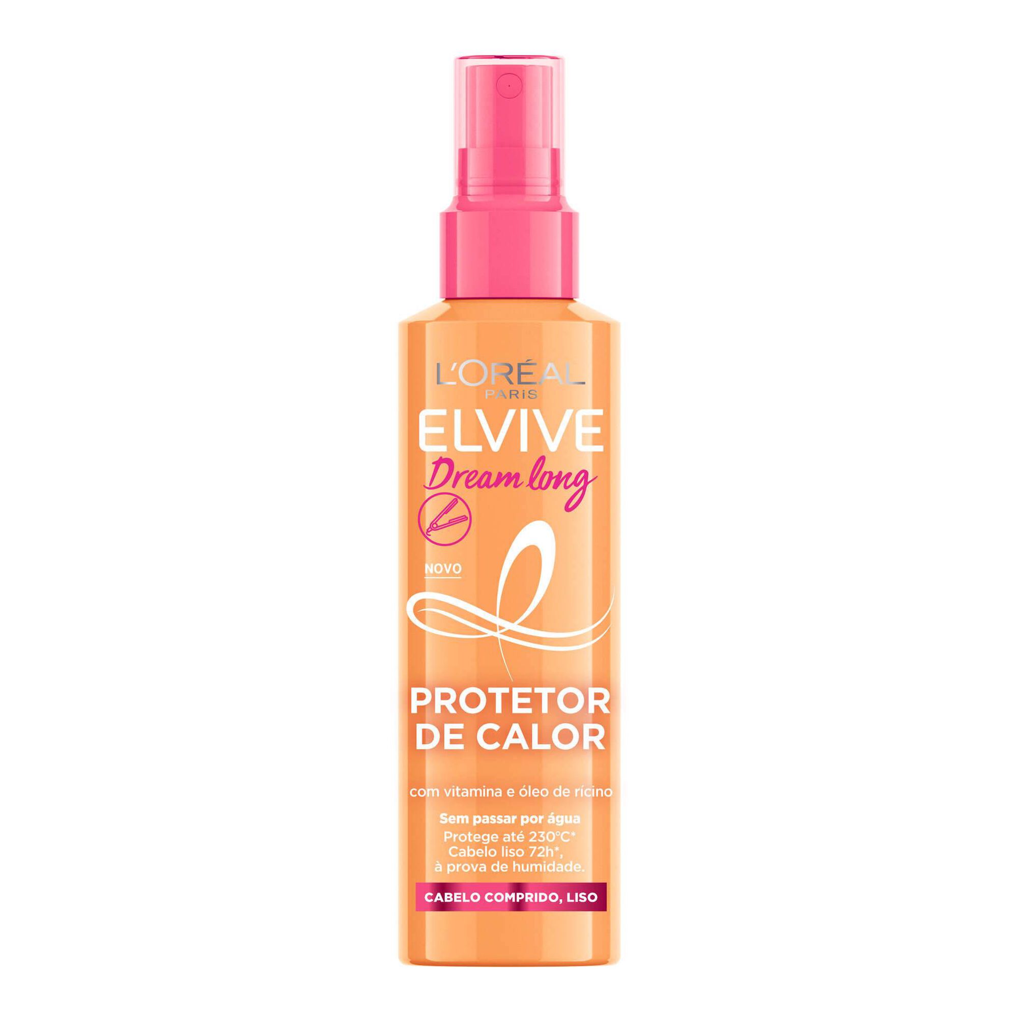 Spray Cabelo Elvive Dream Long Protetor de Calor L'Oréal Paris emb. 150 ml