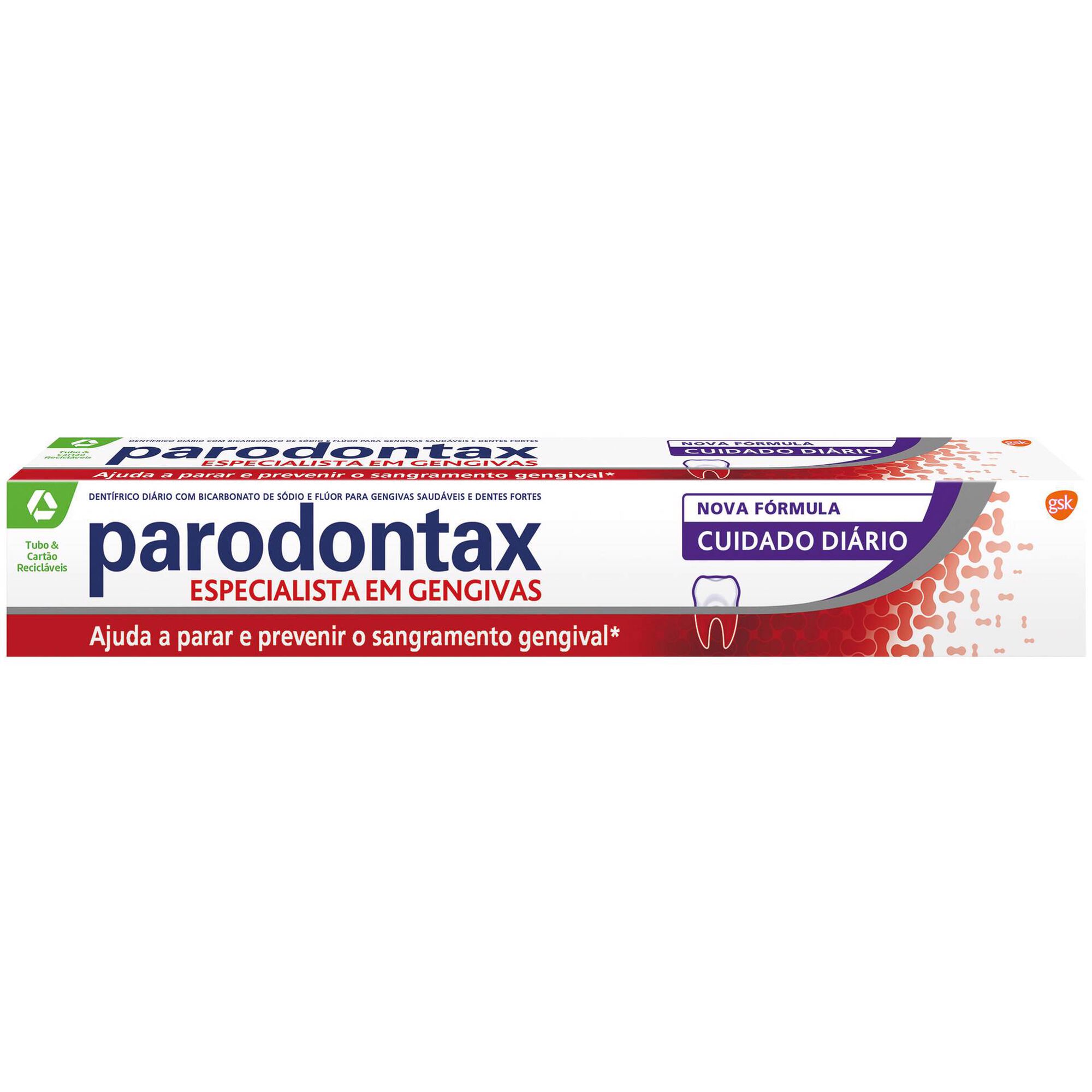 Pasta de Dentes Gengivas Cuidado Diário Parodontax emb. 75 ml