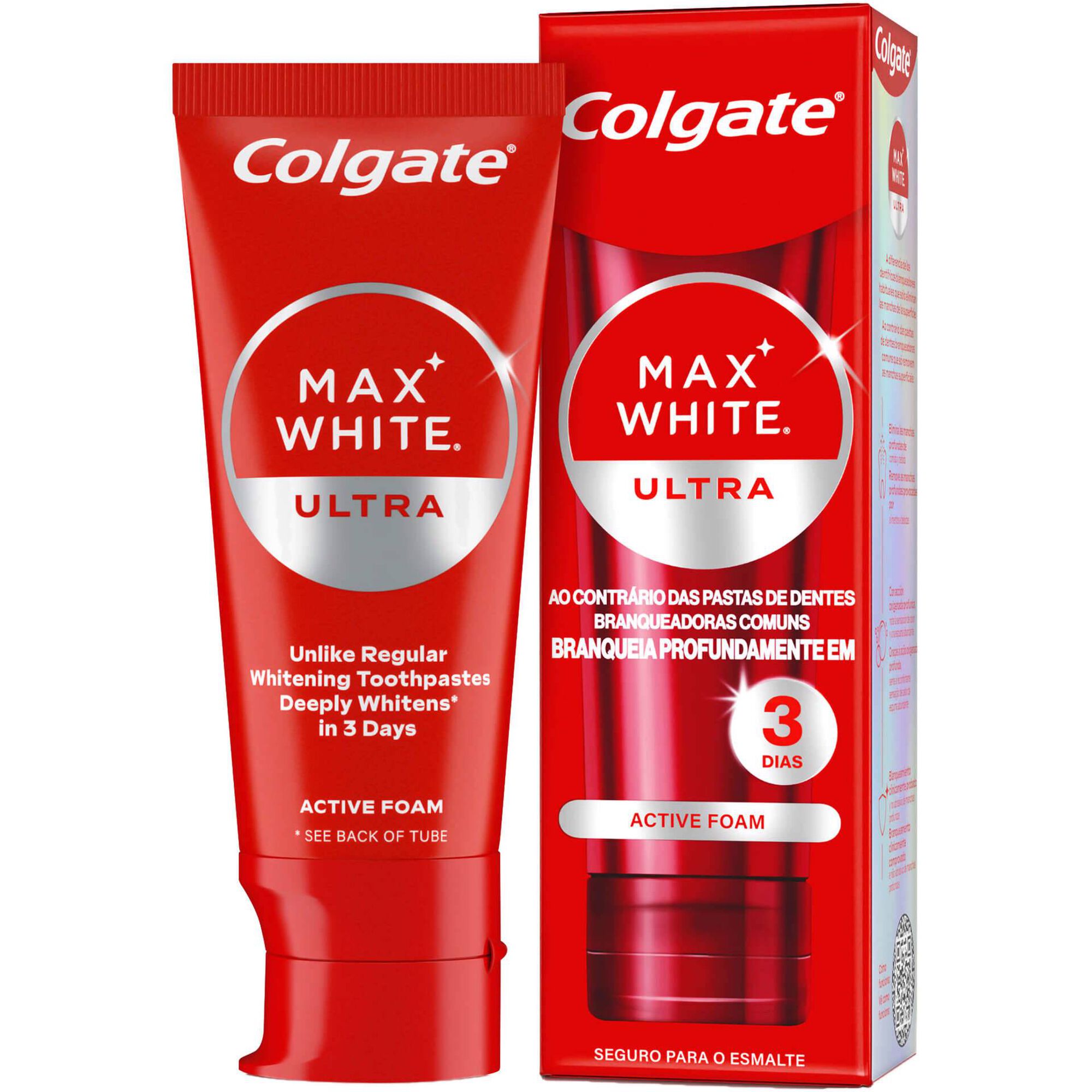 Pasta de Dentes Branqueadora Max White Ultra Colgate emb. 50 ml