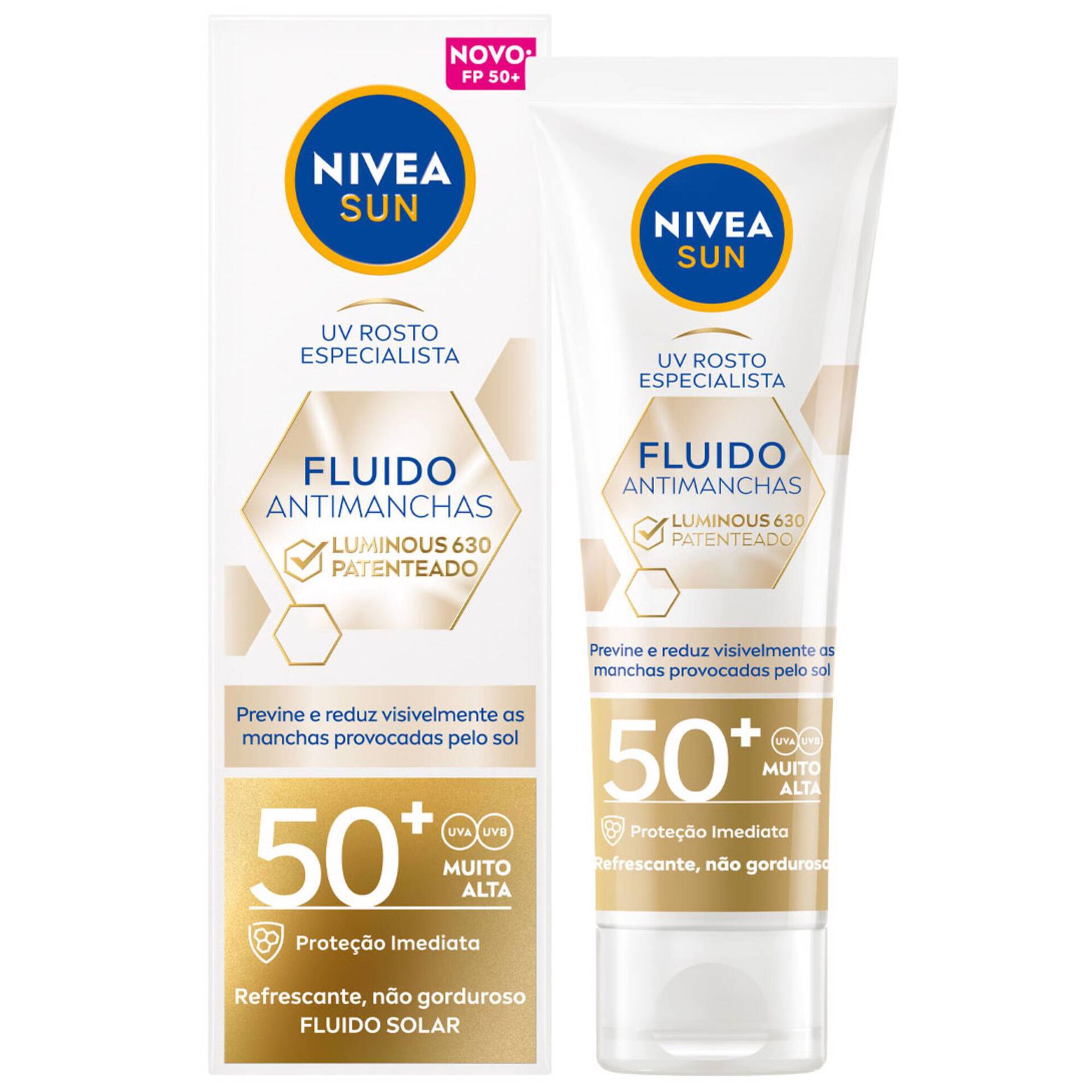 Protetor Solar Rosto Luminous 360 FPS 50+ Nivea Sun emb. 40 ml