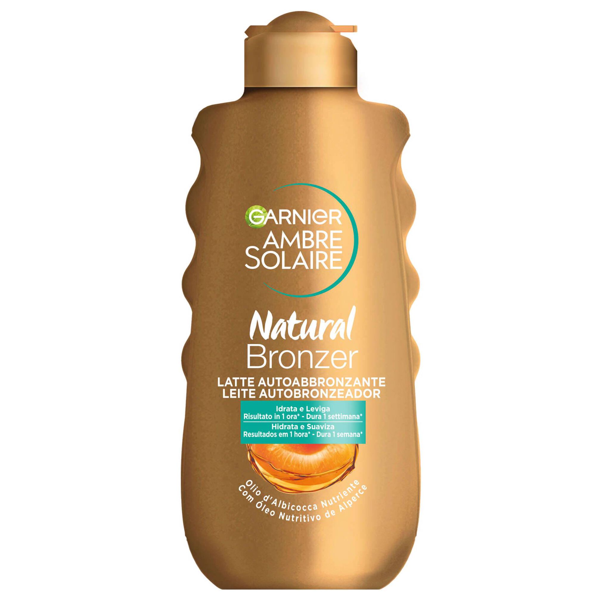 Leite Autobronzeador Natural Bronzer    Garnier Ambre Solaire emb. 200 ml