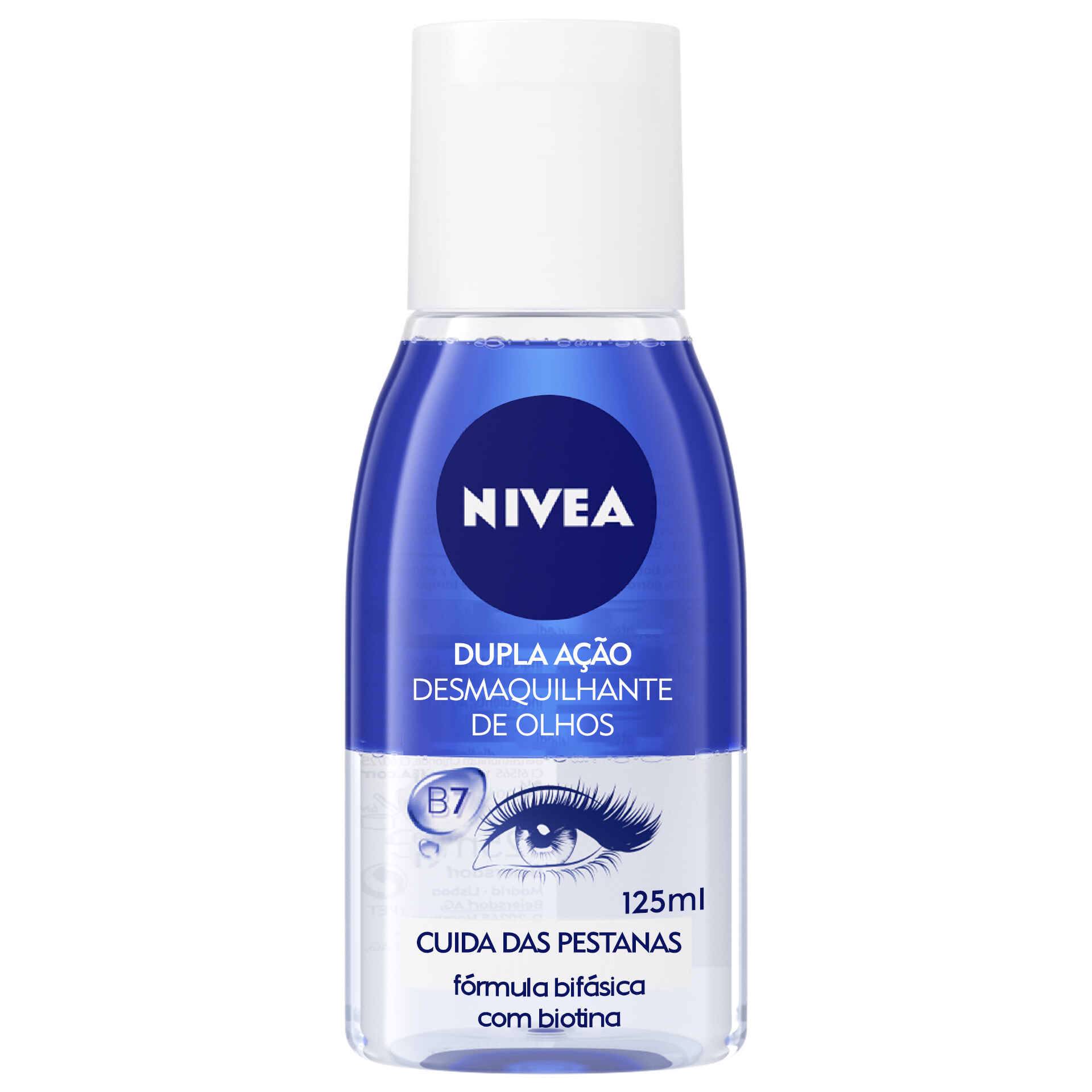 Desmaquilhante de Olhos Dupla Ação Nivea emb. 125 ml