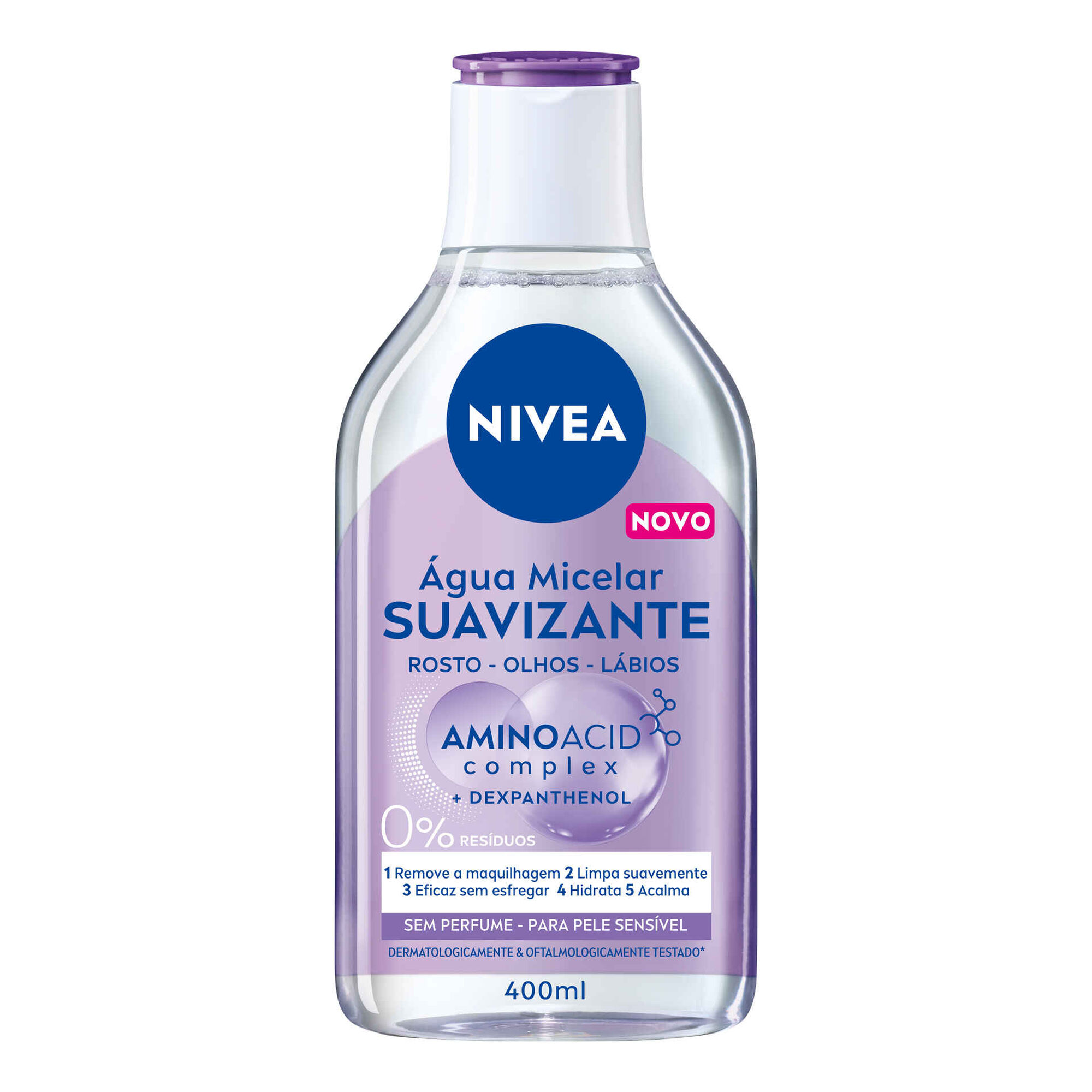 Água Micelar Pele Sensível Nivea emb. 400 ml