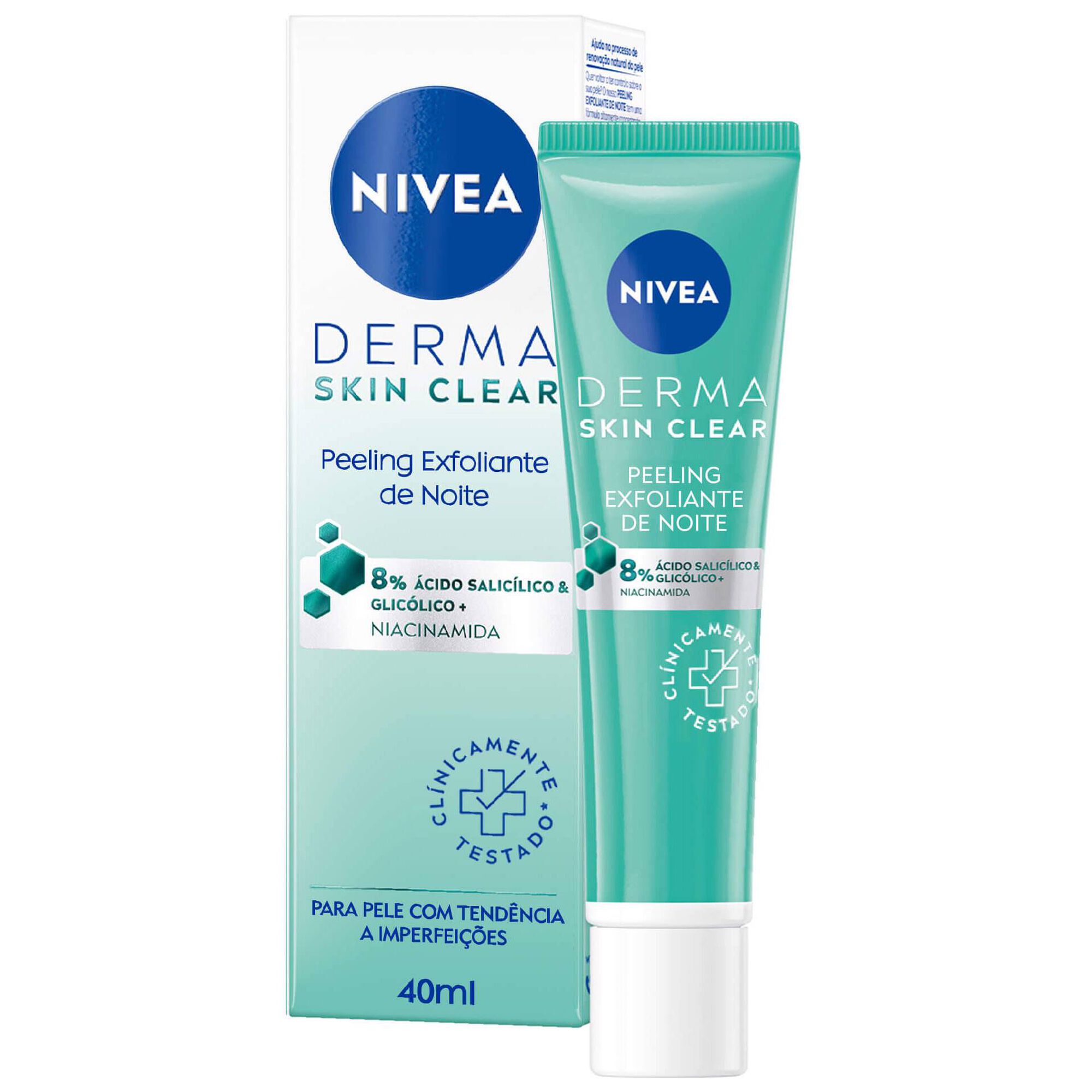Exfoliante Noite Anti-Imperfeições Derma Skin Nivea emb. 40 ml