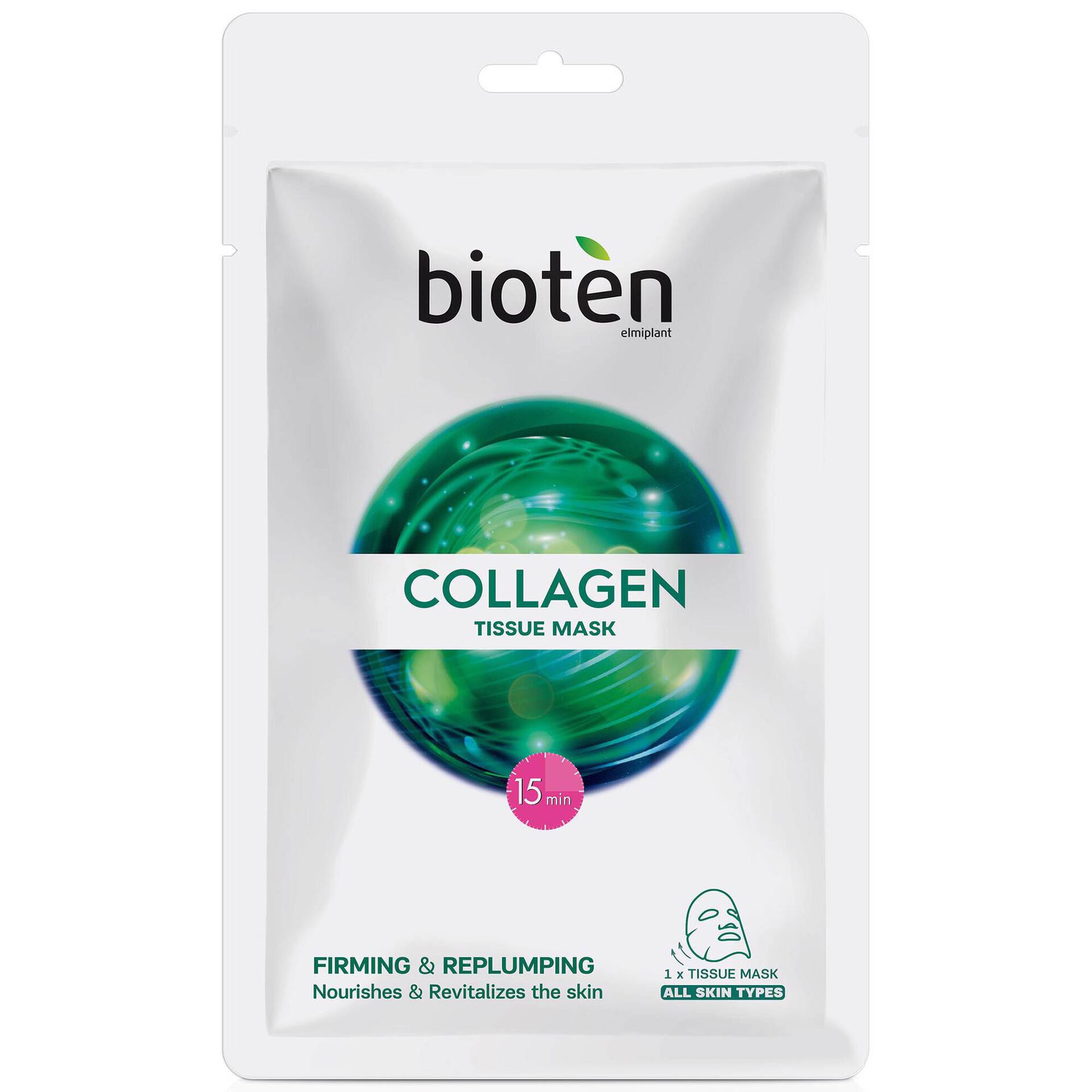 Máscara Facial Collagen Bioten emb. 1 un