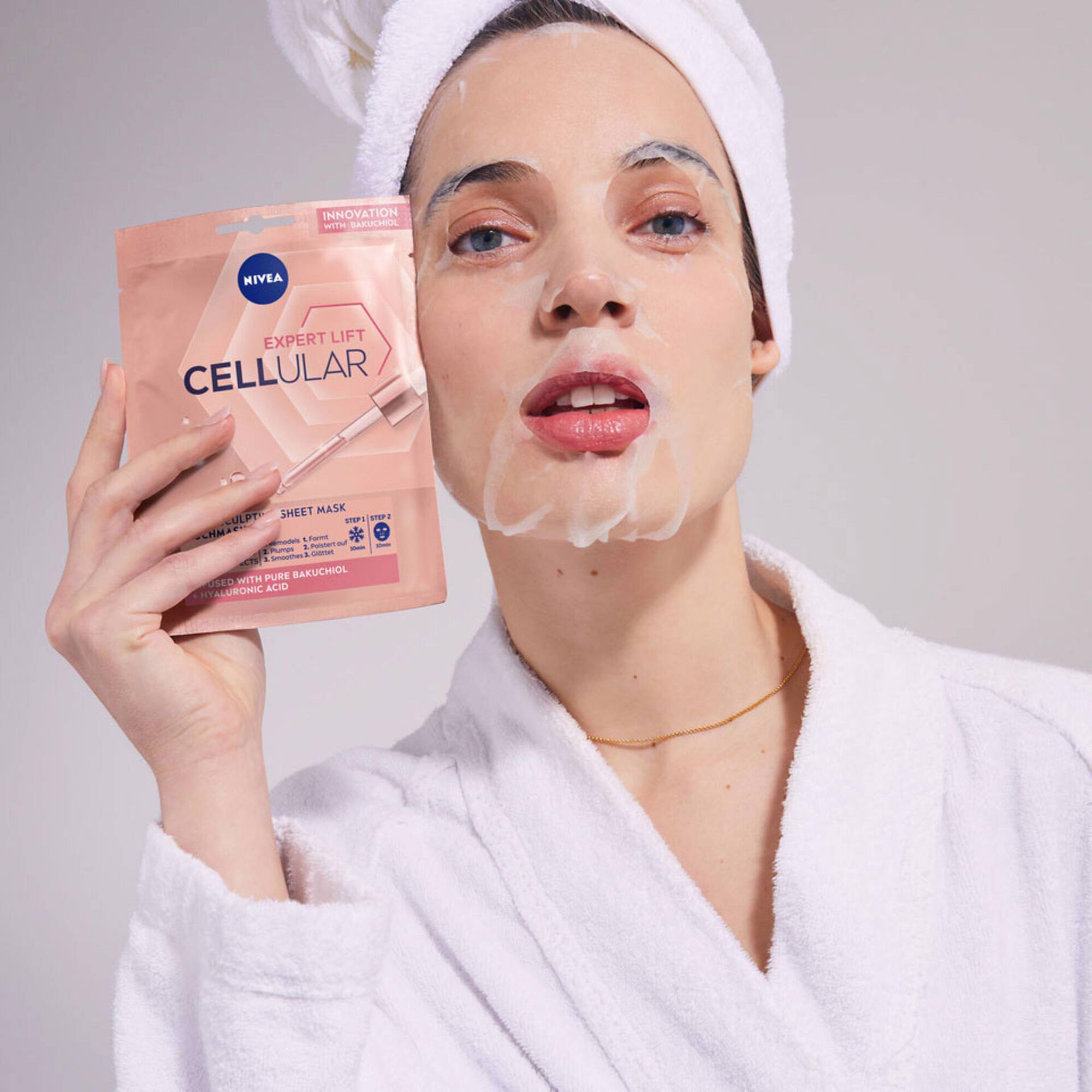 Máscara Facial de Tecido Criogénica Cellular Filler com Bakuchiol Nivea emb. 1 un