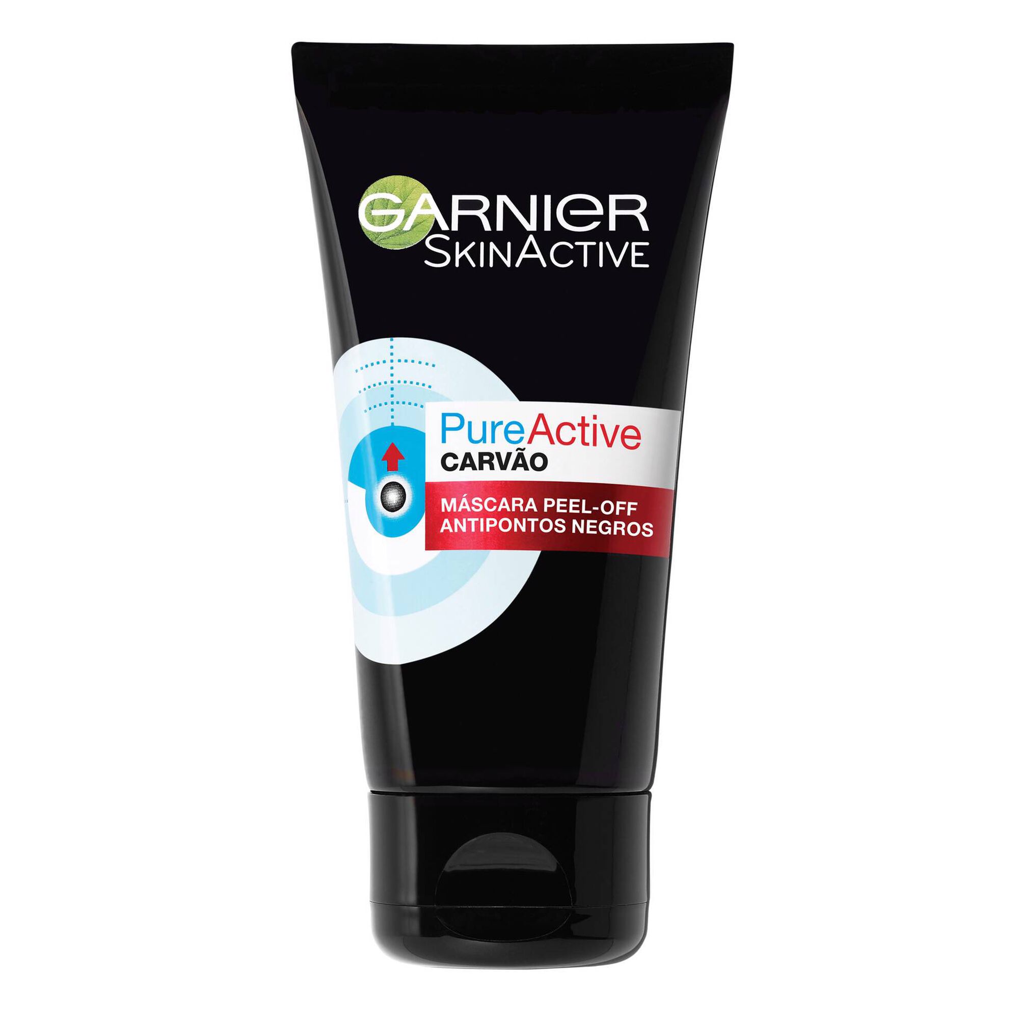 Máscara Facial Peel Off Pure Active Carvão Garnier emb. 50 ml