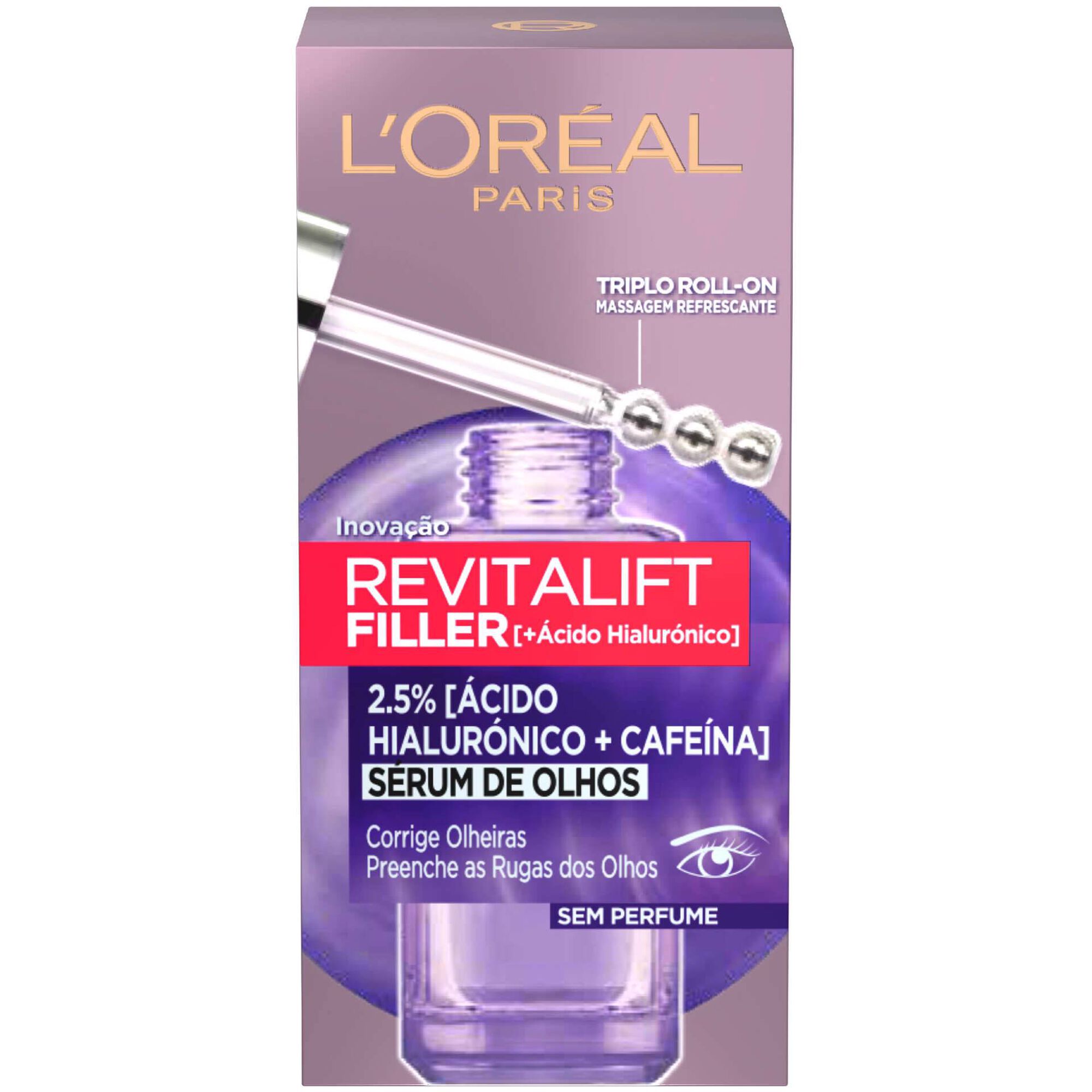Sérum de Olhos Revitalift Filler L'Oréal Paris emb. 20 ml