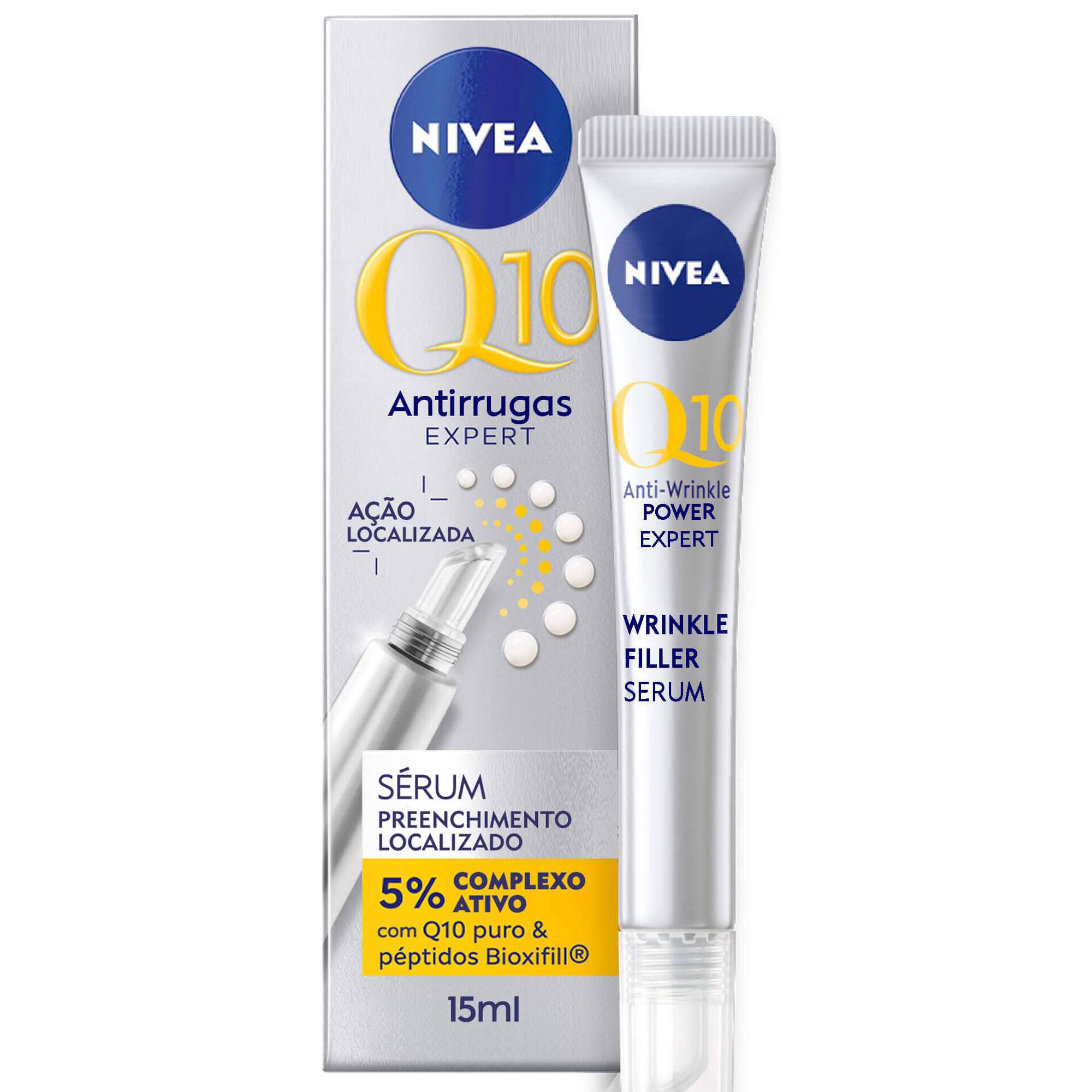 Sérum Facial Q10 Power Preenchimento Localizado Antirrugas Nivea emb. 15 ml
