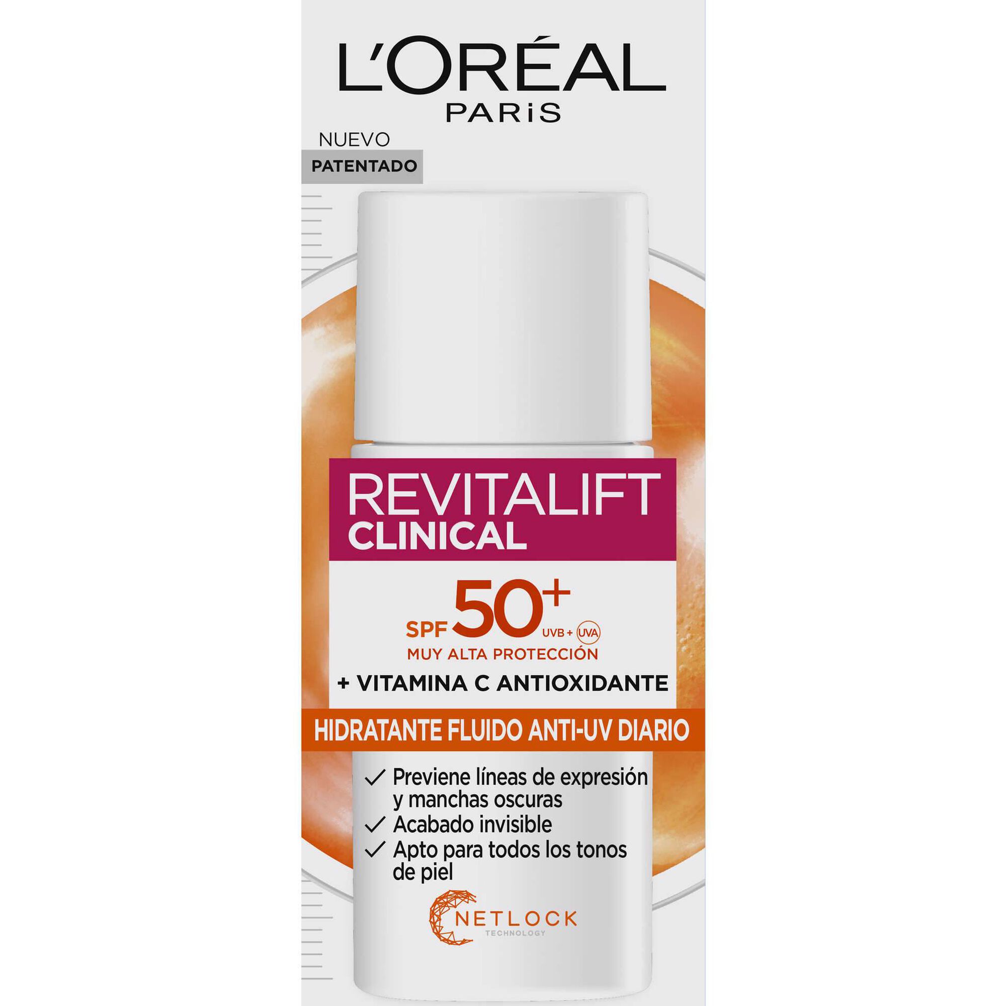 Creme de Dia Revitalift Clinical Vitamina C FPS 50 L'Oréal Paris emb. 50 ml