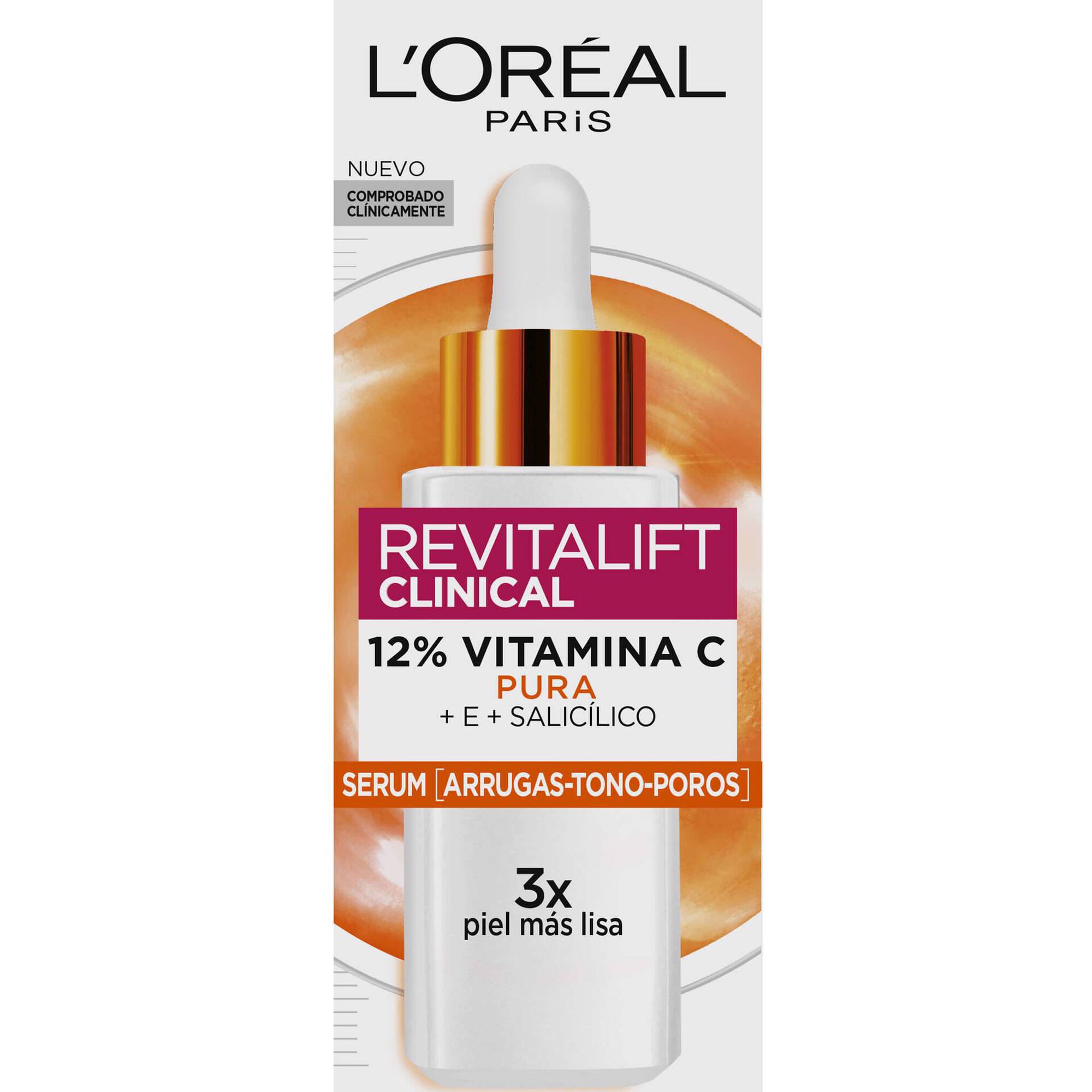 Sérum Facial Revitalift Clinical Vitamina C L'Oréal Paris emb. 30 ml