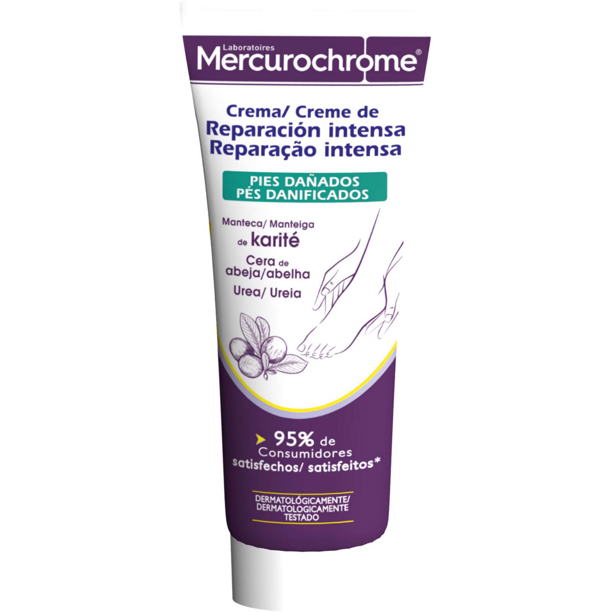Creme de Pés Reparação Intensa Mercurochrome emb. 75 ml 