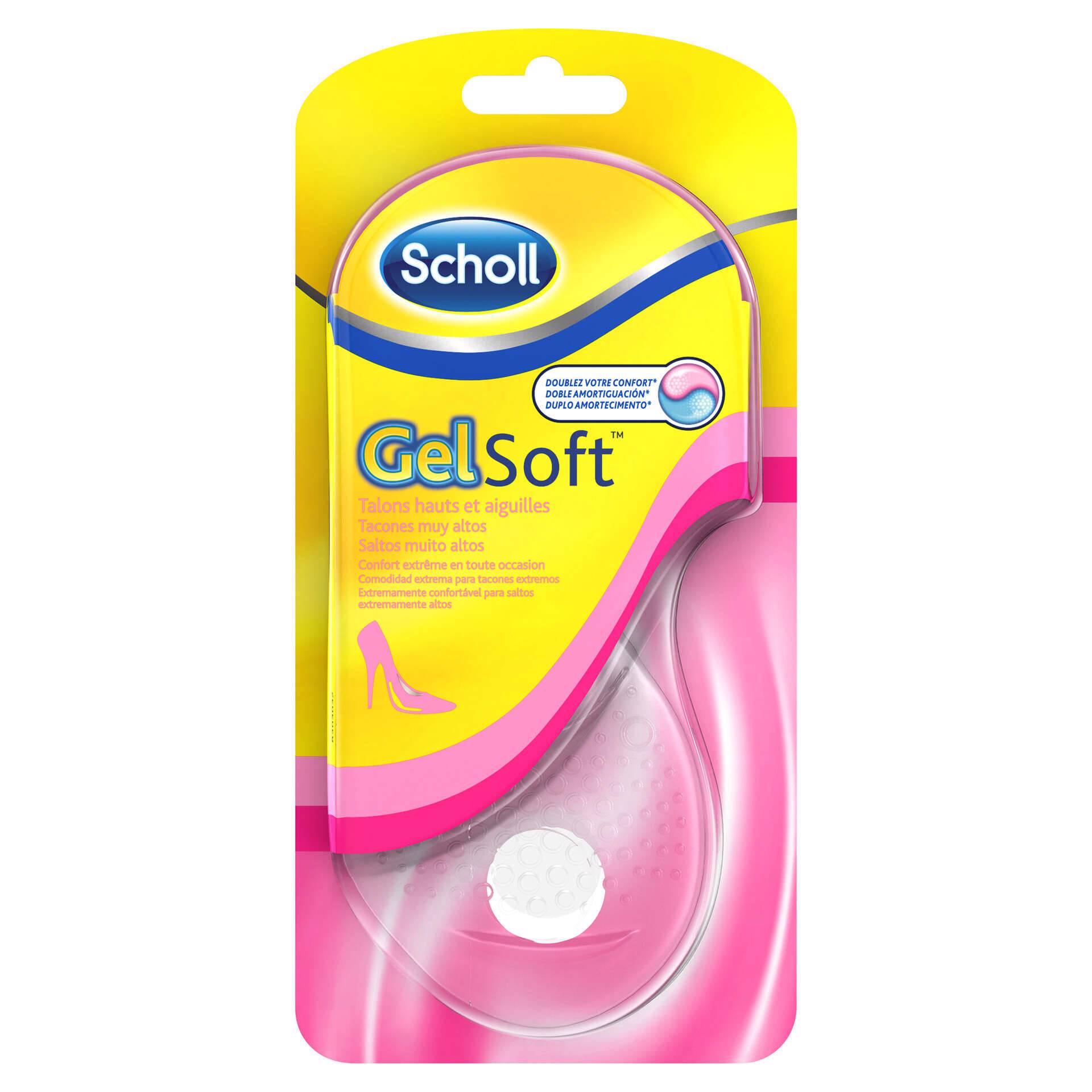 Palmilhas GelSoft Salto Alto Scholl emb. 1 un