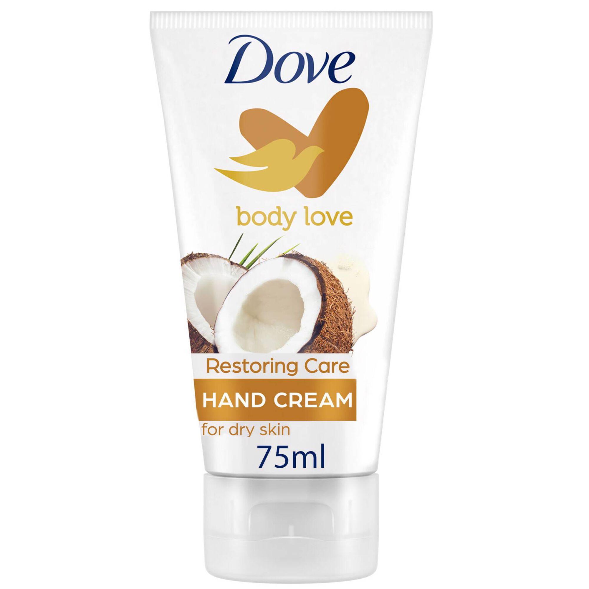 Creme de Mãos Óleo de Coco 100% Natural Dove emb. 75 ml