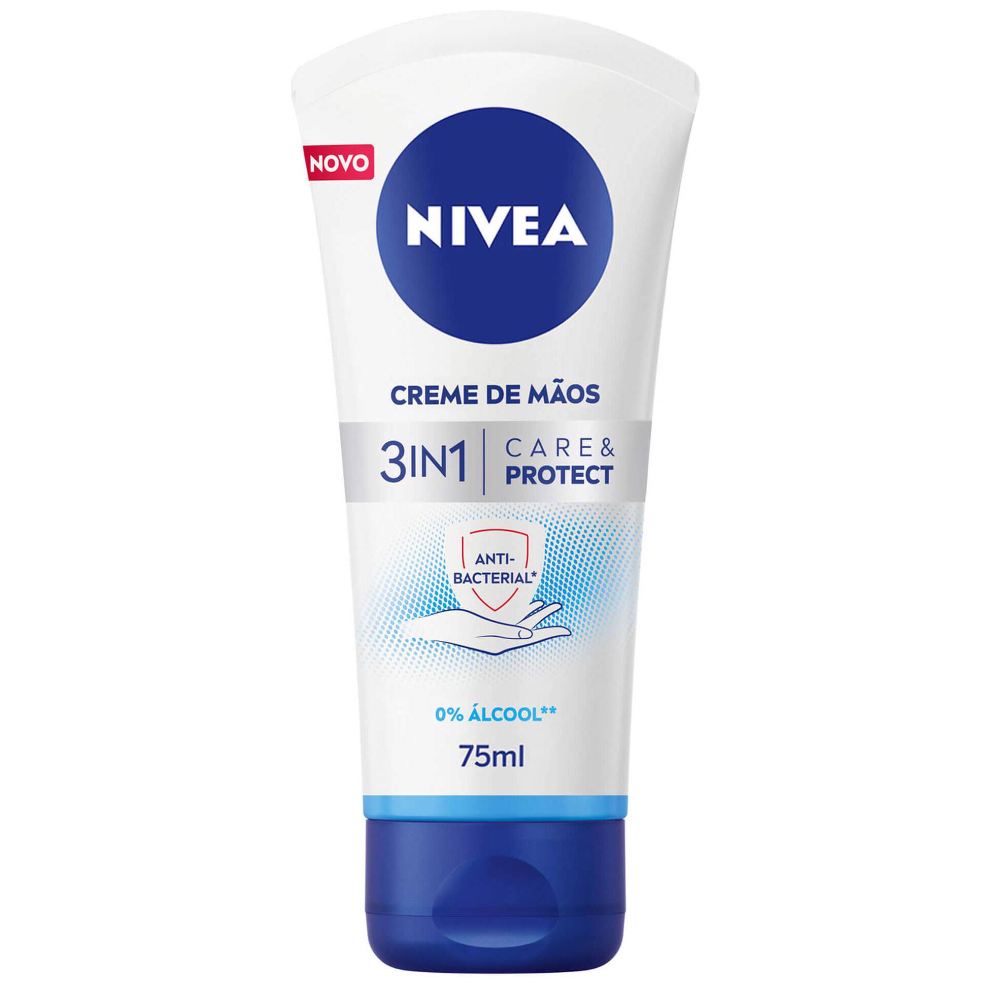 Creme de Mãos 3 em 1 Care&Protect Nivea emb. 75 ml