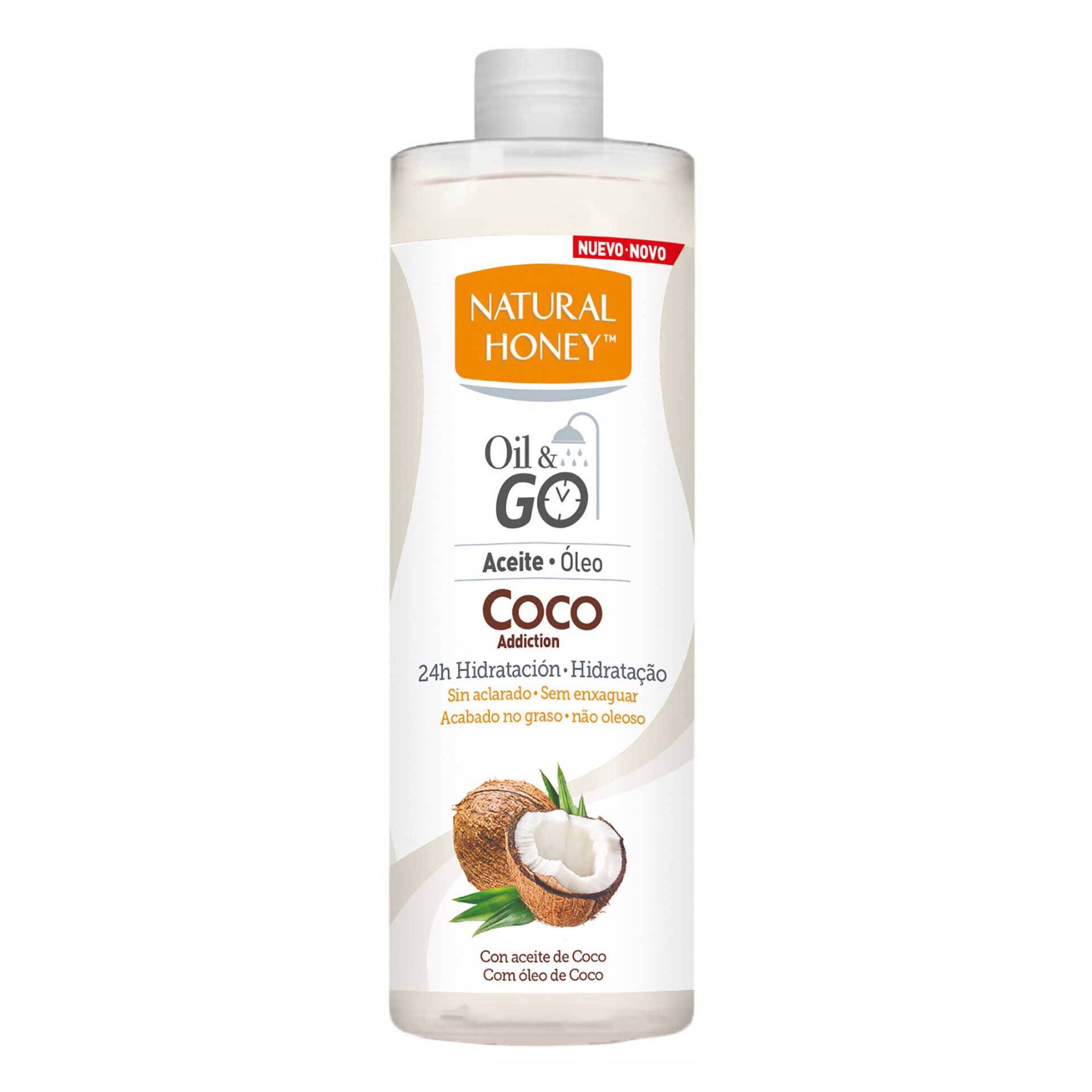 Óleo Corporal Hidratante Coco Addiction Natural Honey emb. 300 ml