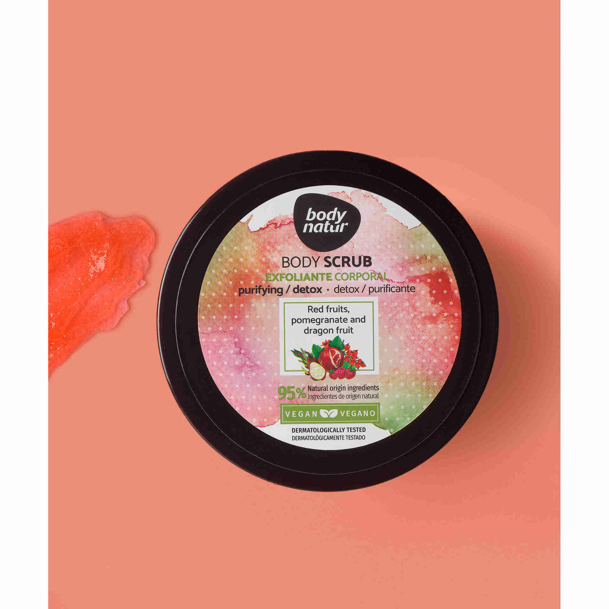 Exfoliante Corporal Frutos Vermelhos Body Natur emb. 200 ml