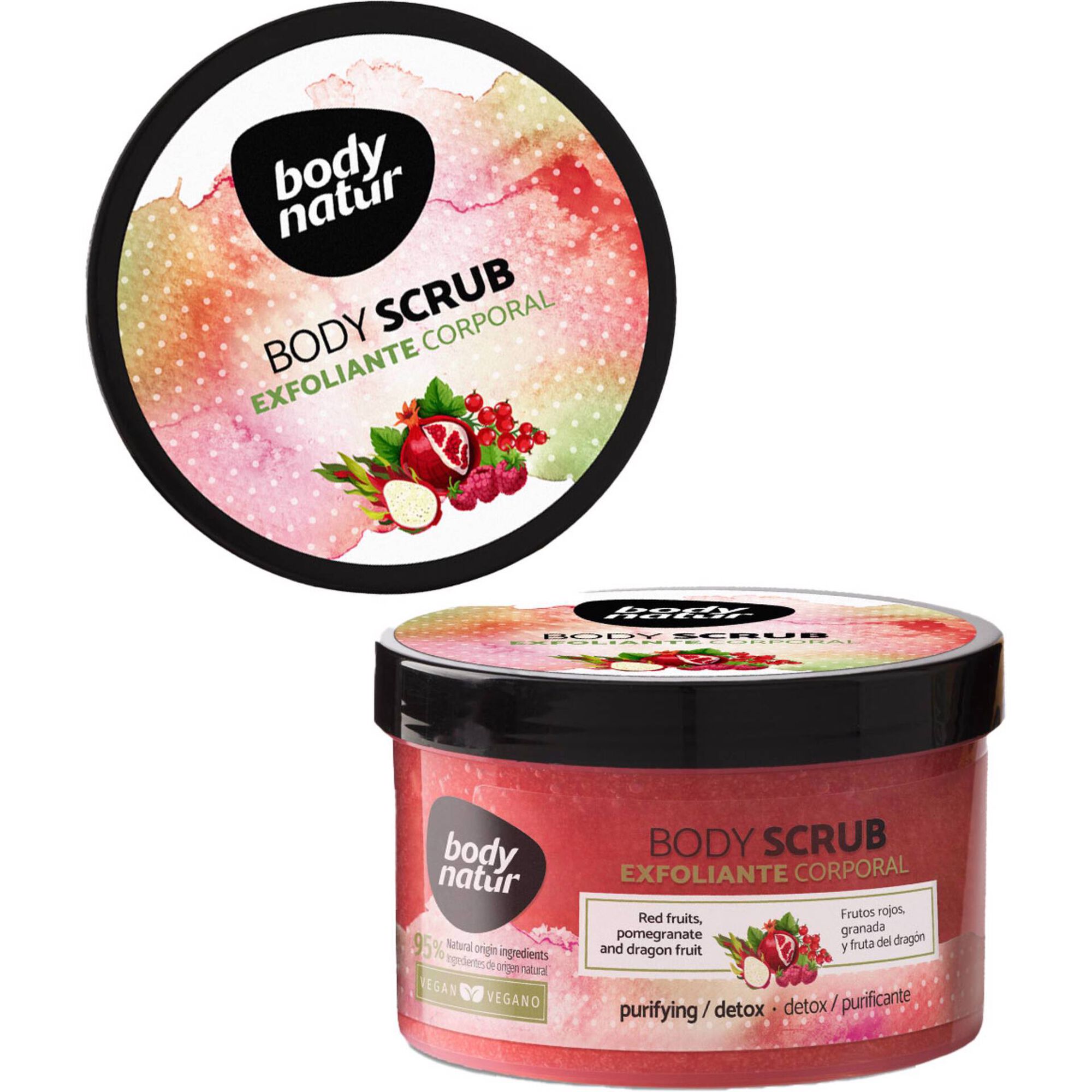 Exfoliante Corporal Frutos Vermelhos Body Natur emb. 200 ml