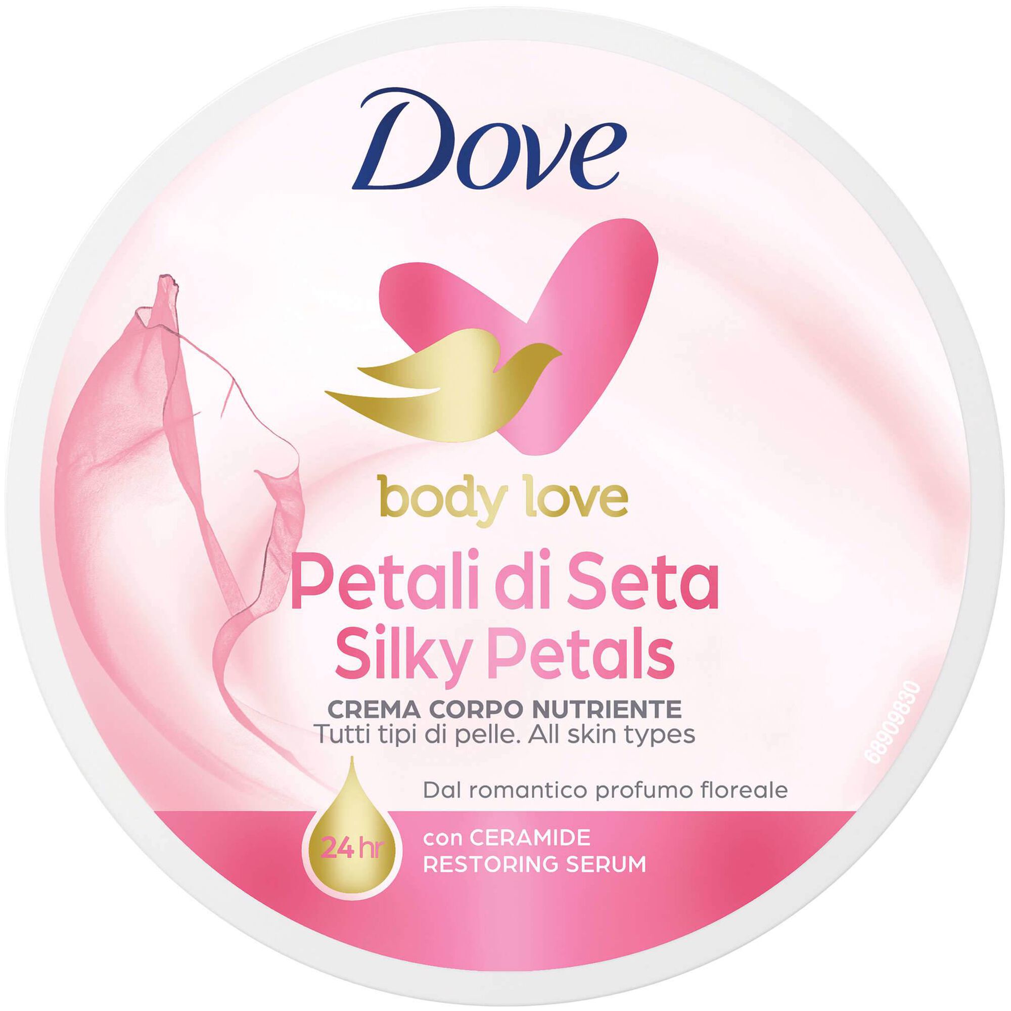 Creme Corporal Nutritivo Body Love Pétalas Dove emb. 300 ml