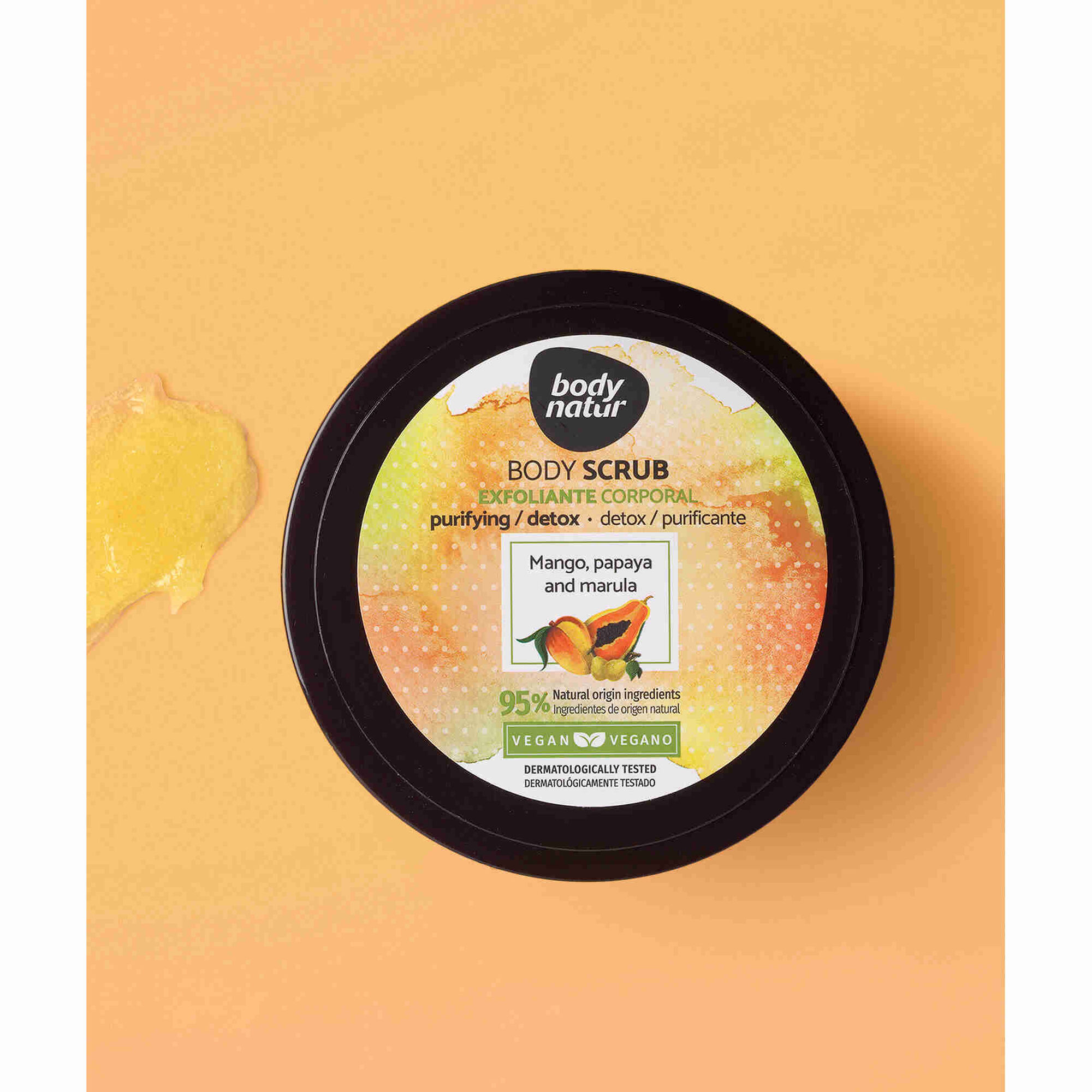 Exfoliante Corporal Manga e Papaia Body Natur emb. 200 ml