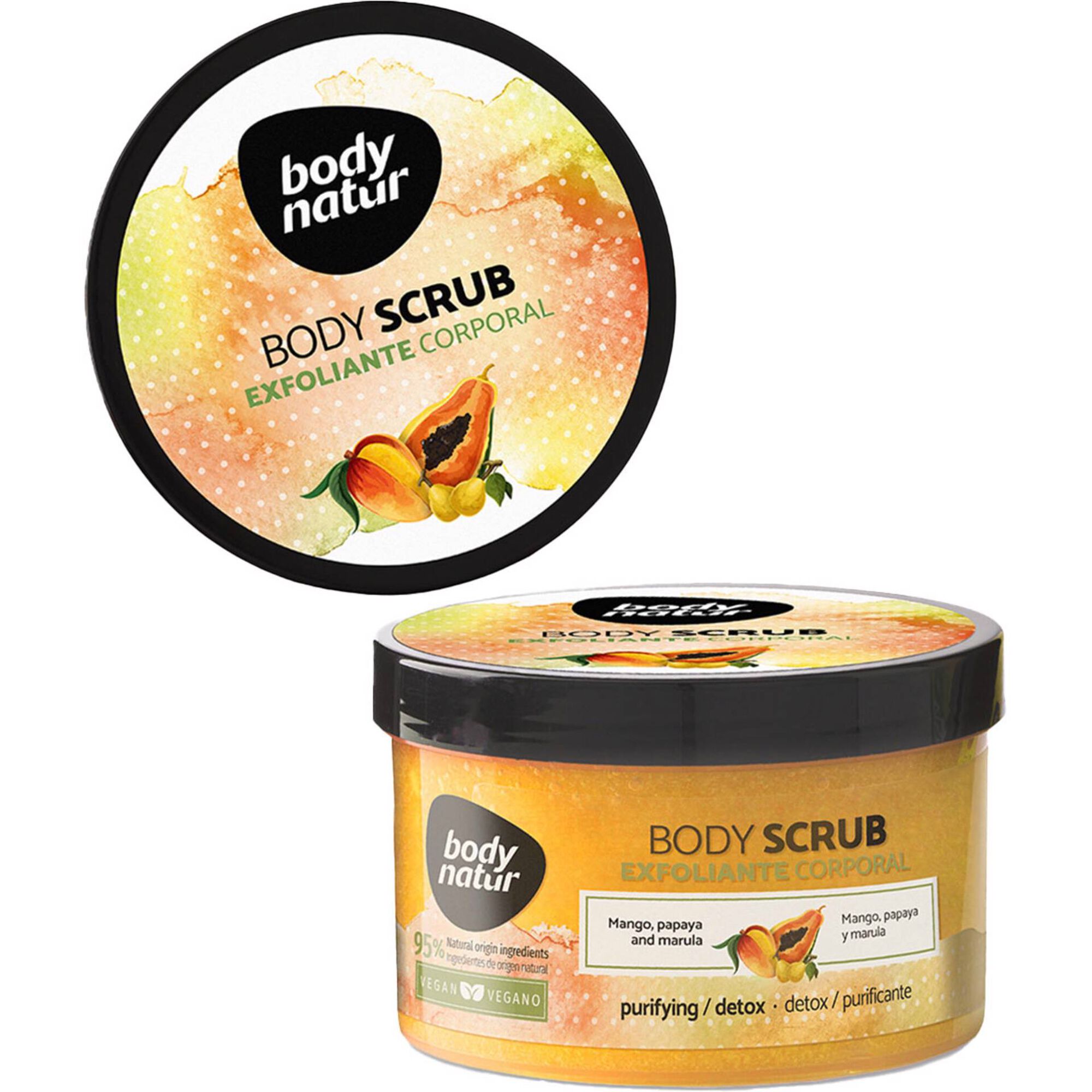 Exfoliante Corporal Manga e Papaia Body Natur emb. 200 ml