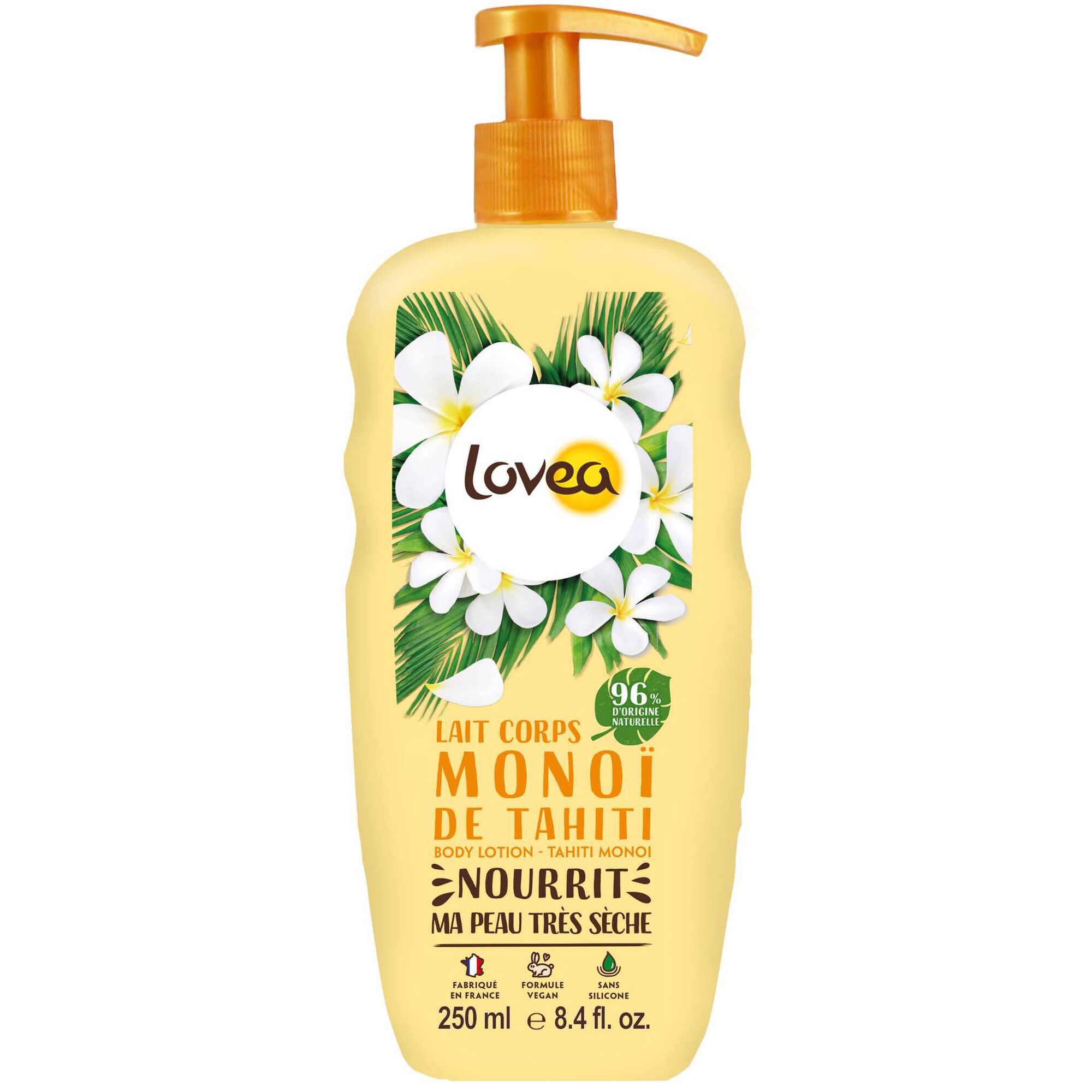 Leite Corporal Tahiti Lovea emb. 250 ml