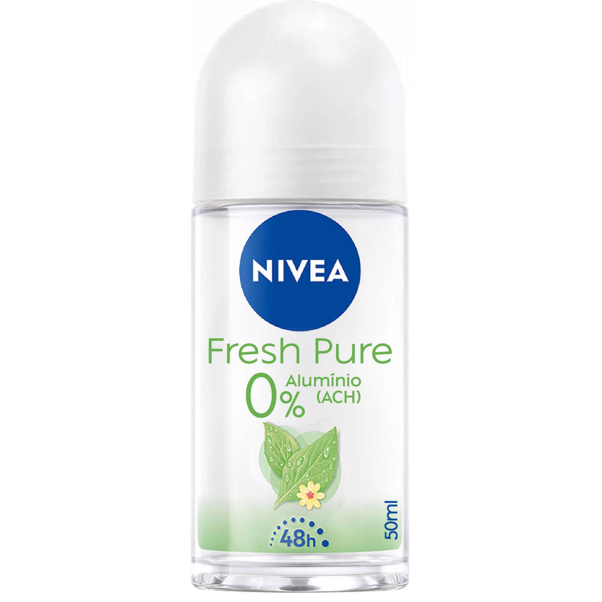 Desodorizante Roll On Pure & Natural Nivea emb. 50 ml